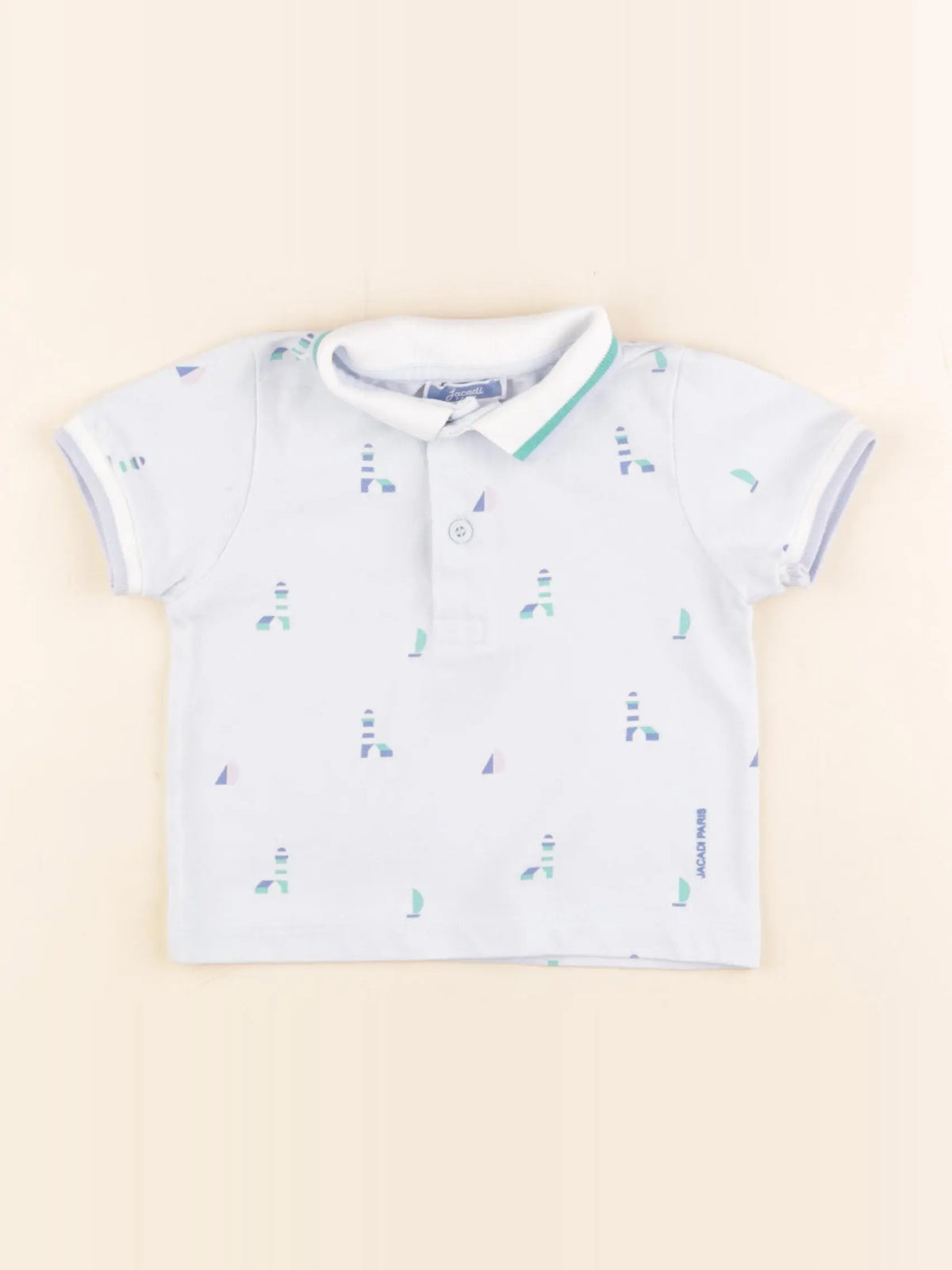 Jacadi - polo bleu - 18 mois