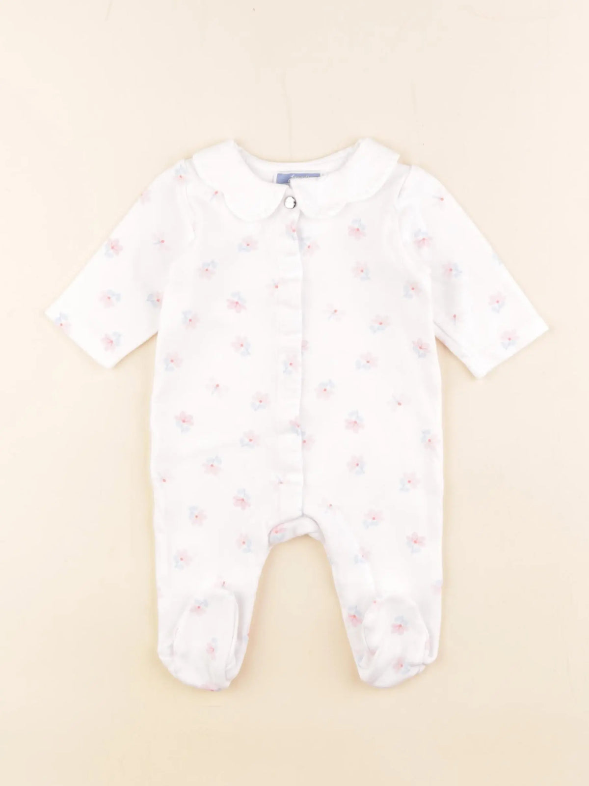 Jacadi - pyjama coton blanc - 3 mois