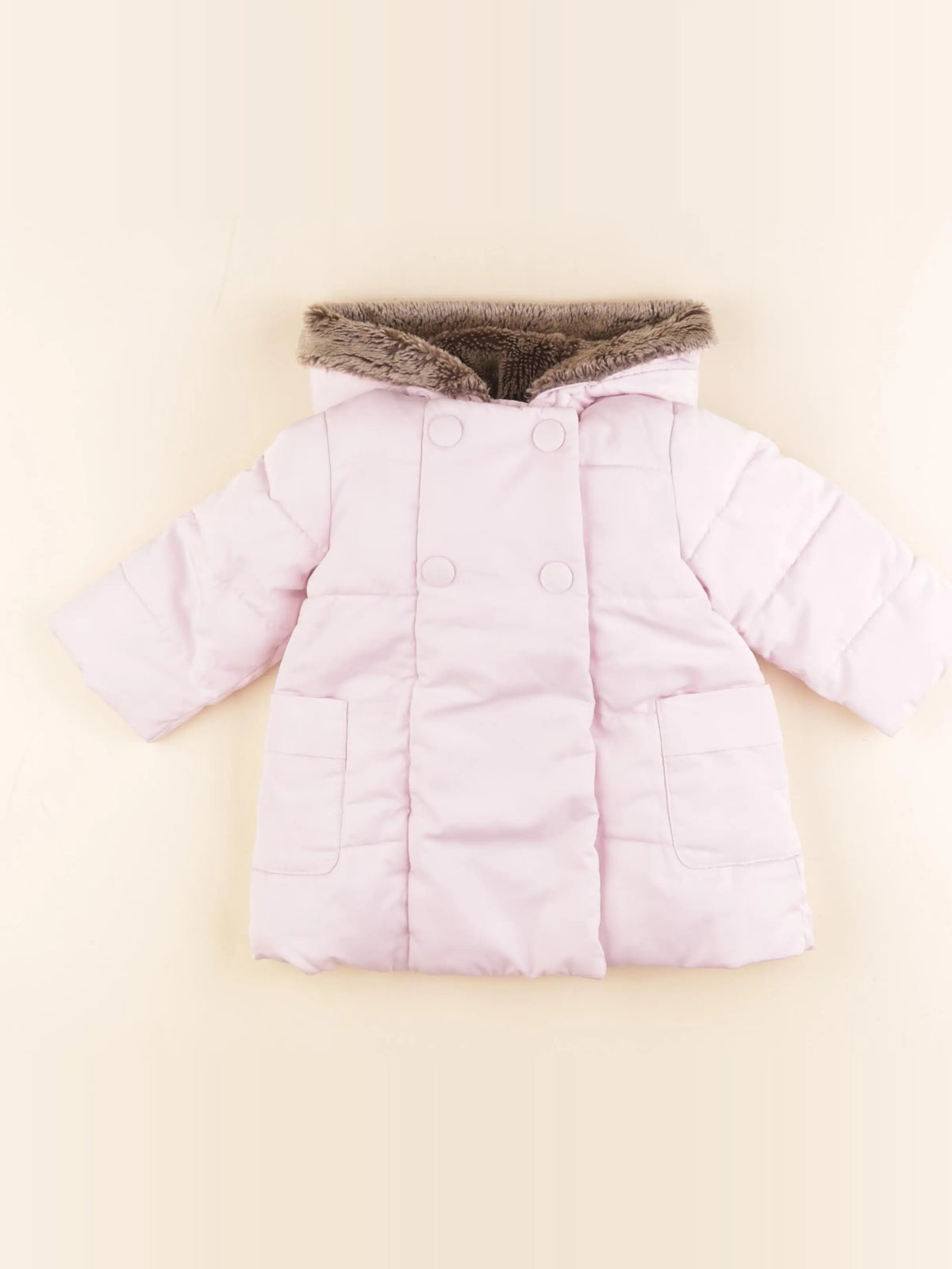 Jacadi - parka rose - 12 mois