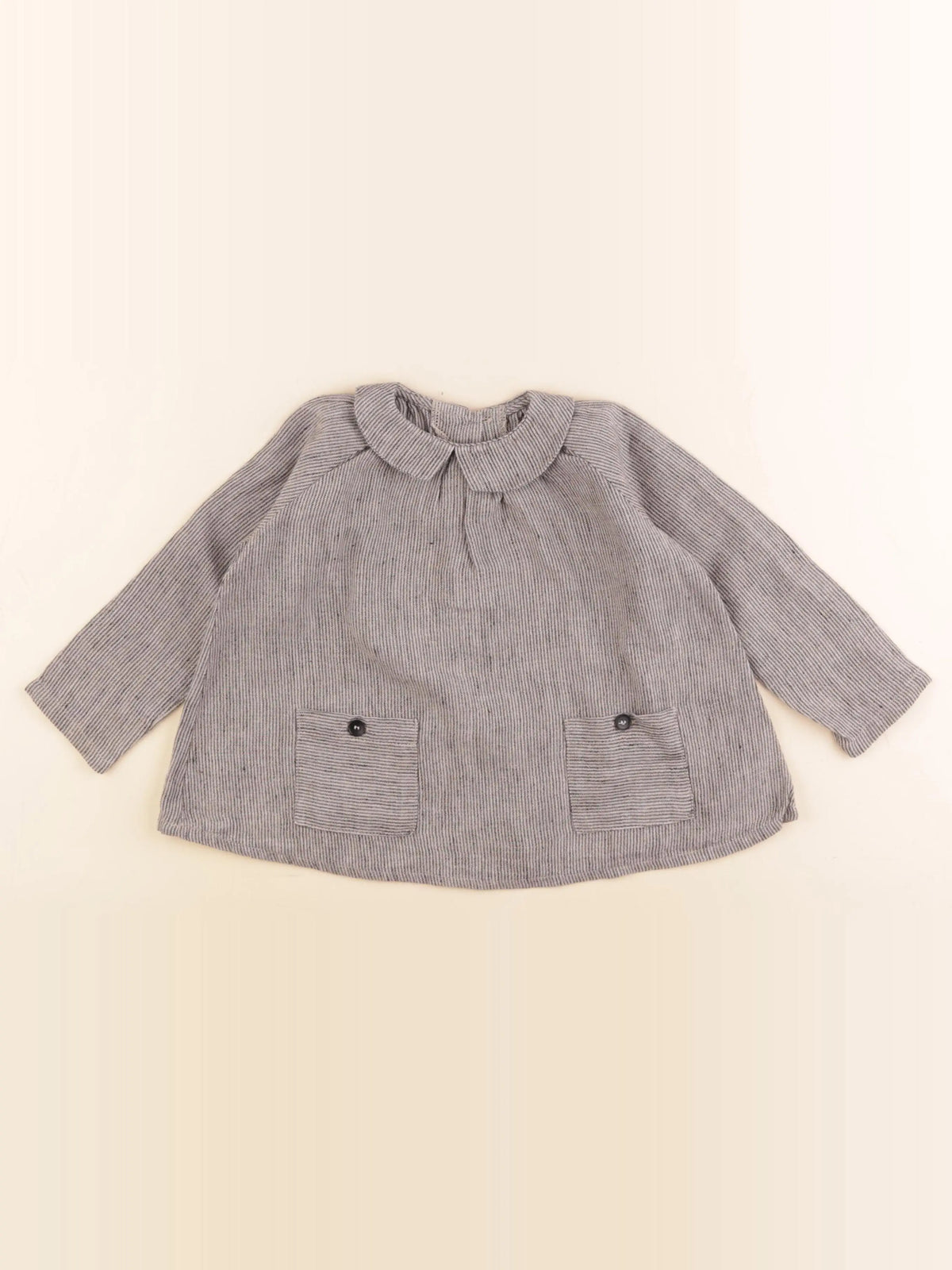 Frangin Frangine - blouse gris - 2 ans