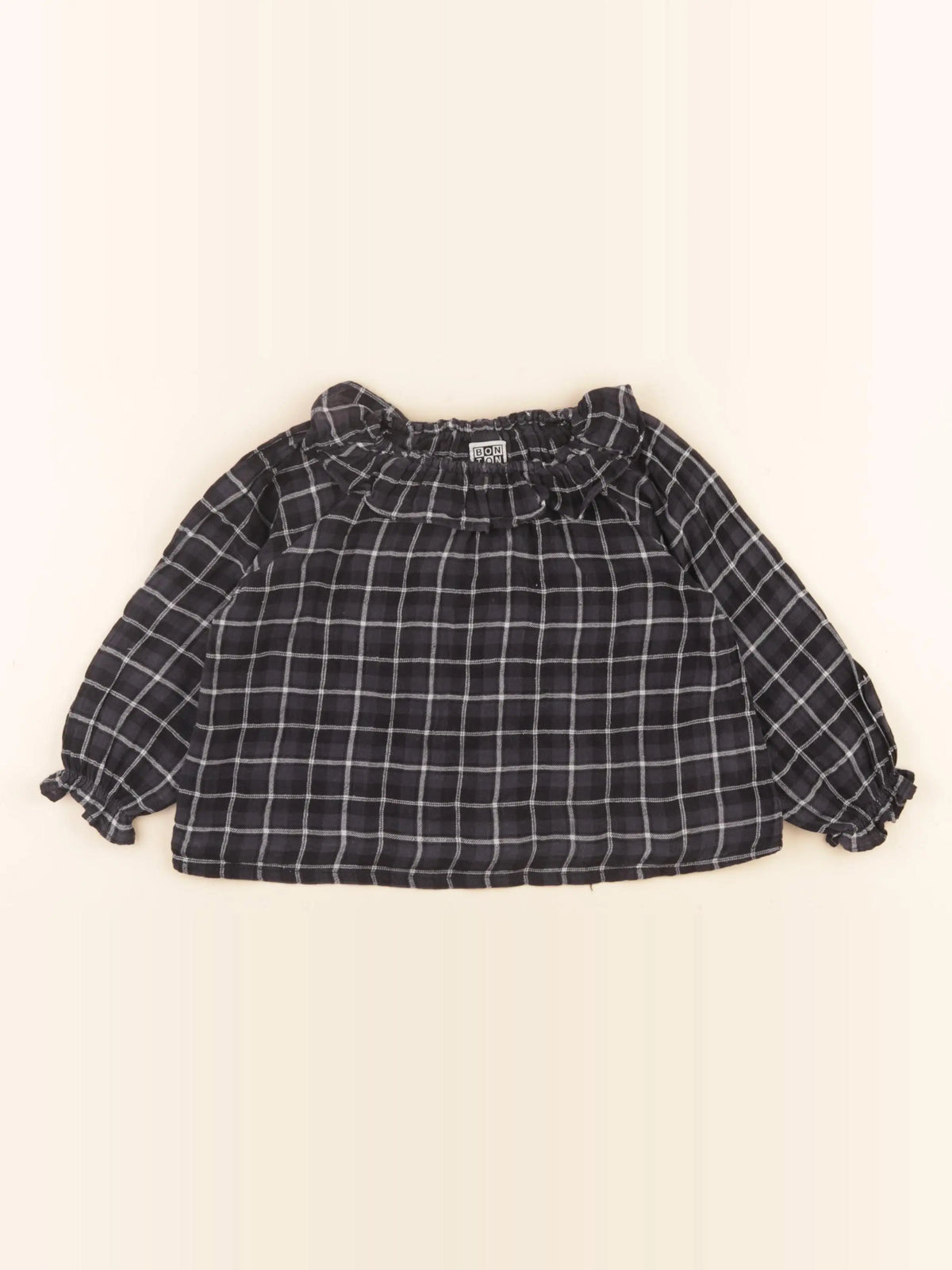 Bonton - blouse noir - 2 ans