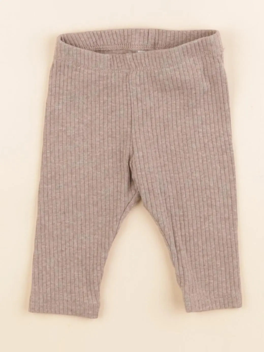 H&M - legging beige - 2/4 mois