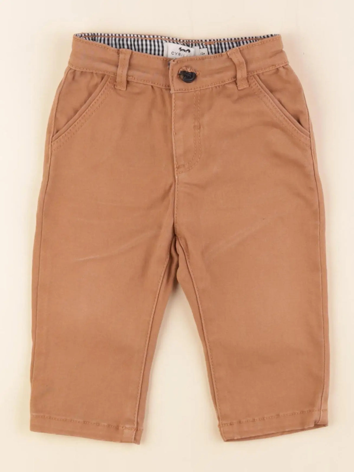 Cyrillus - pantalon marron - 12 mois