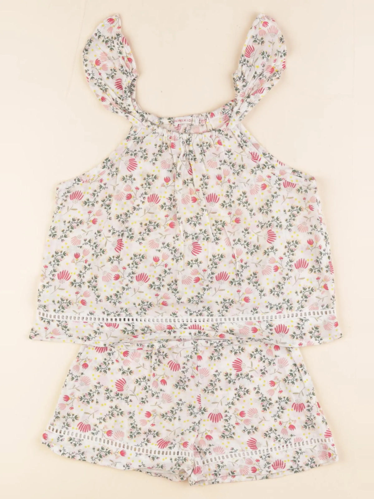 Monoprix - ensemble blanc - 3 ans