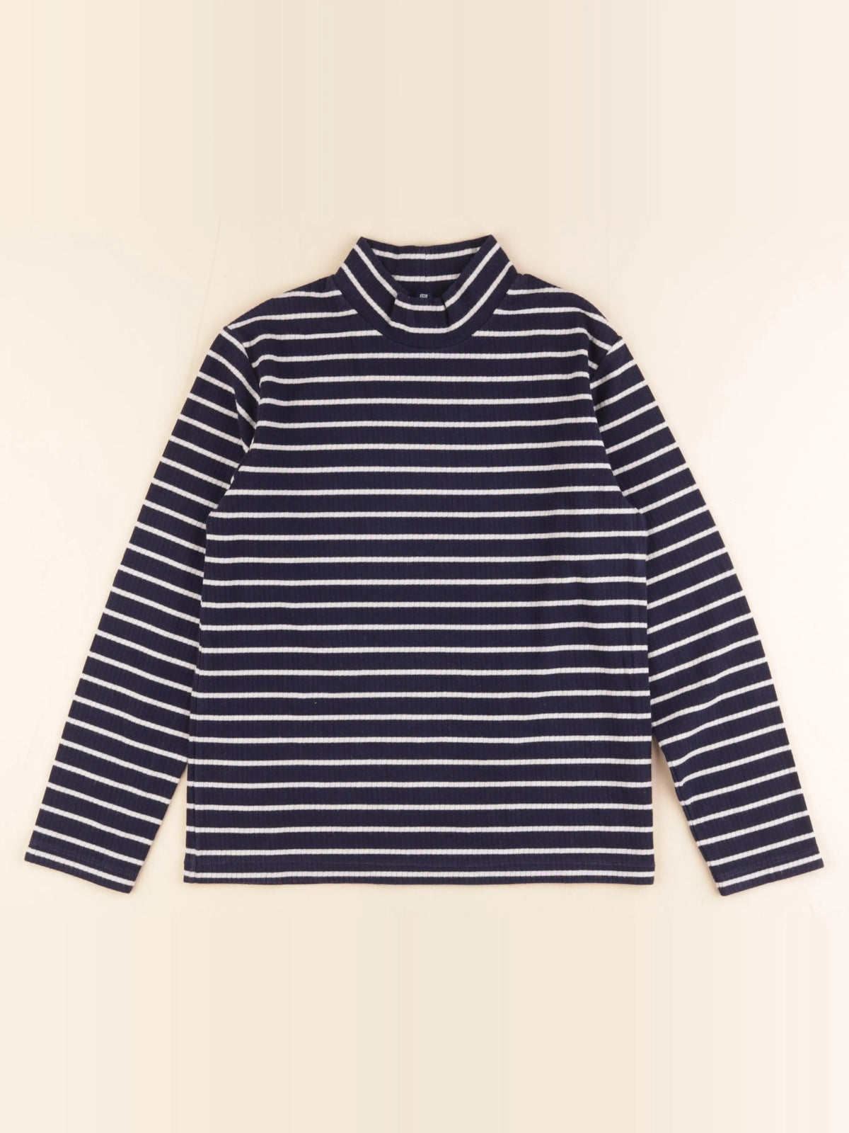 Uniqlo - sous-pull bleu - 9/10 ans