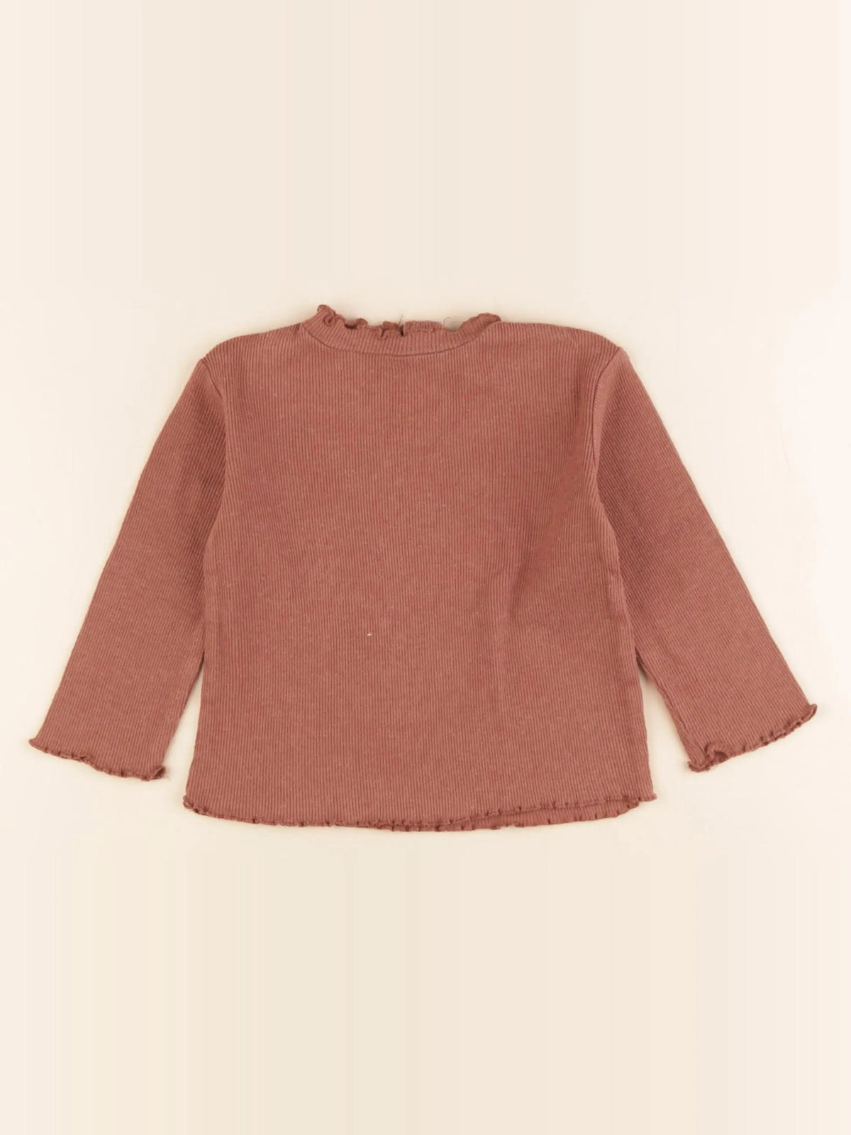 Zara - tee-shirt marron - 9/12 mois