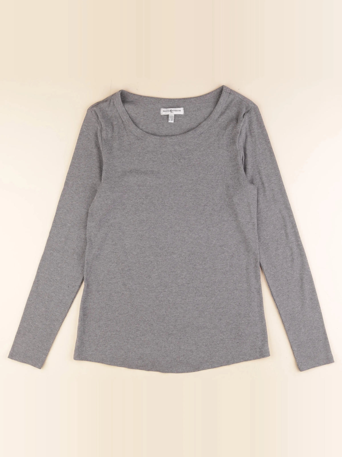 Envie de fraise - tee-shirt grossesse gris - 38 à 40