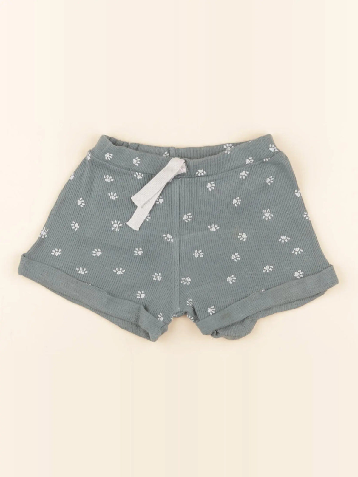 Petit Bateau - short vert - 18 mois