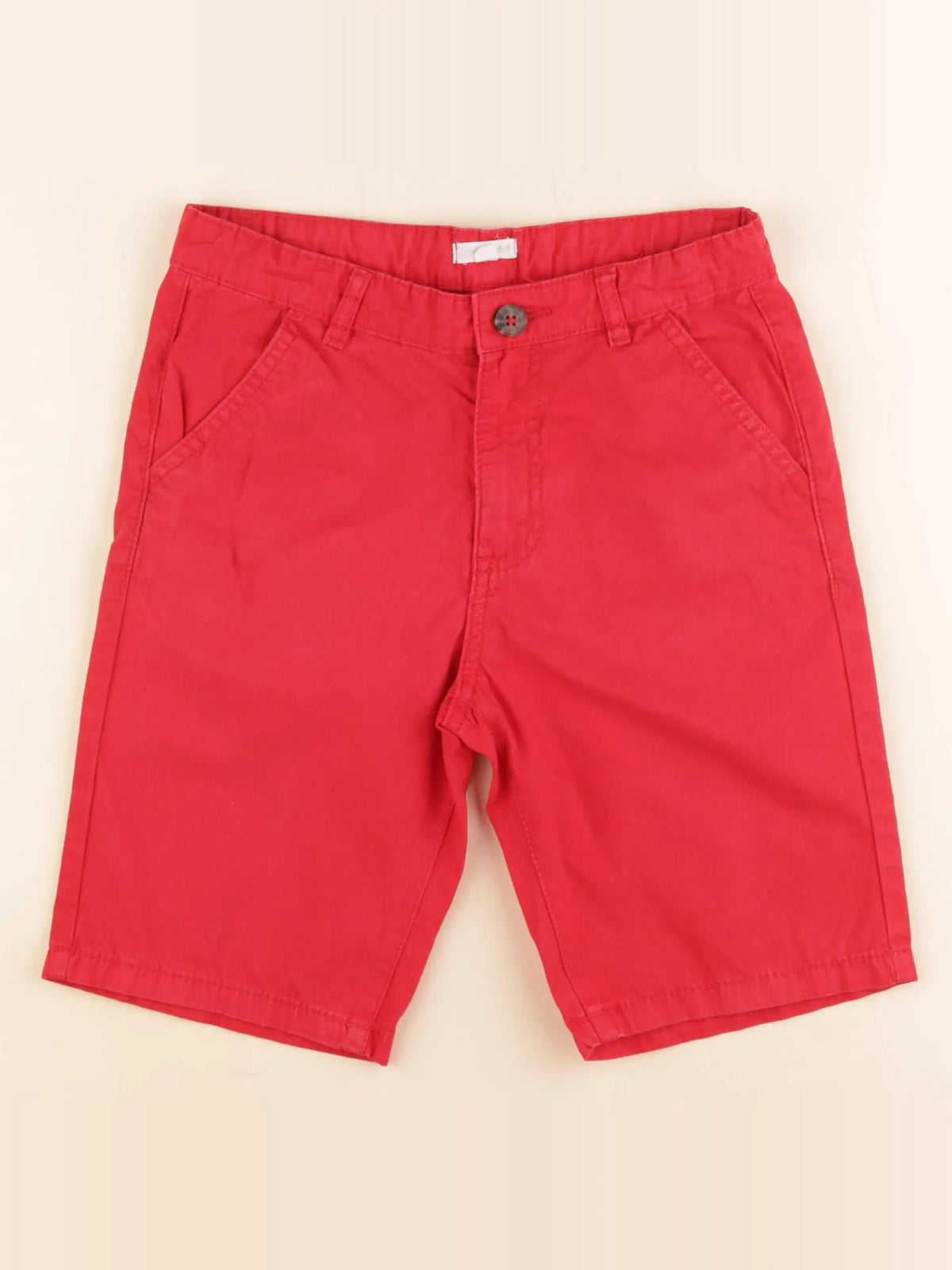 Vertbaudet - short rouge - 10 ans