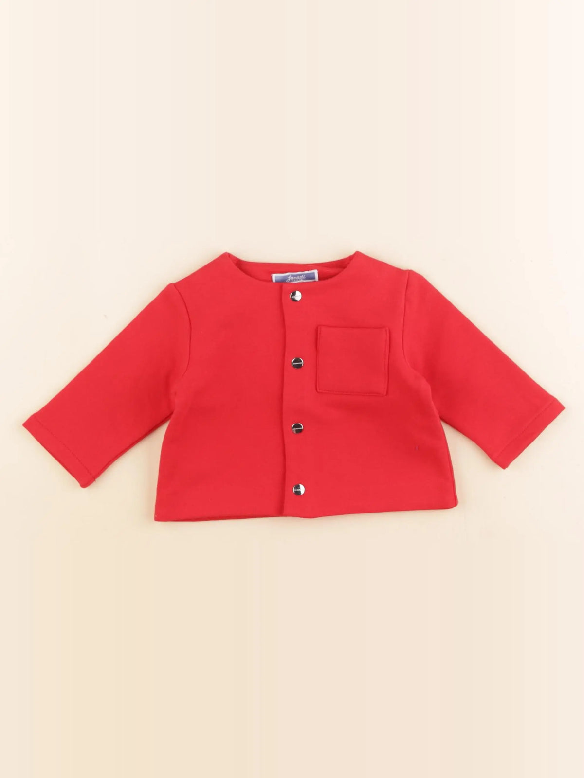 Jacadi - sweat rouge - 3 mois
