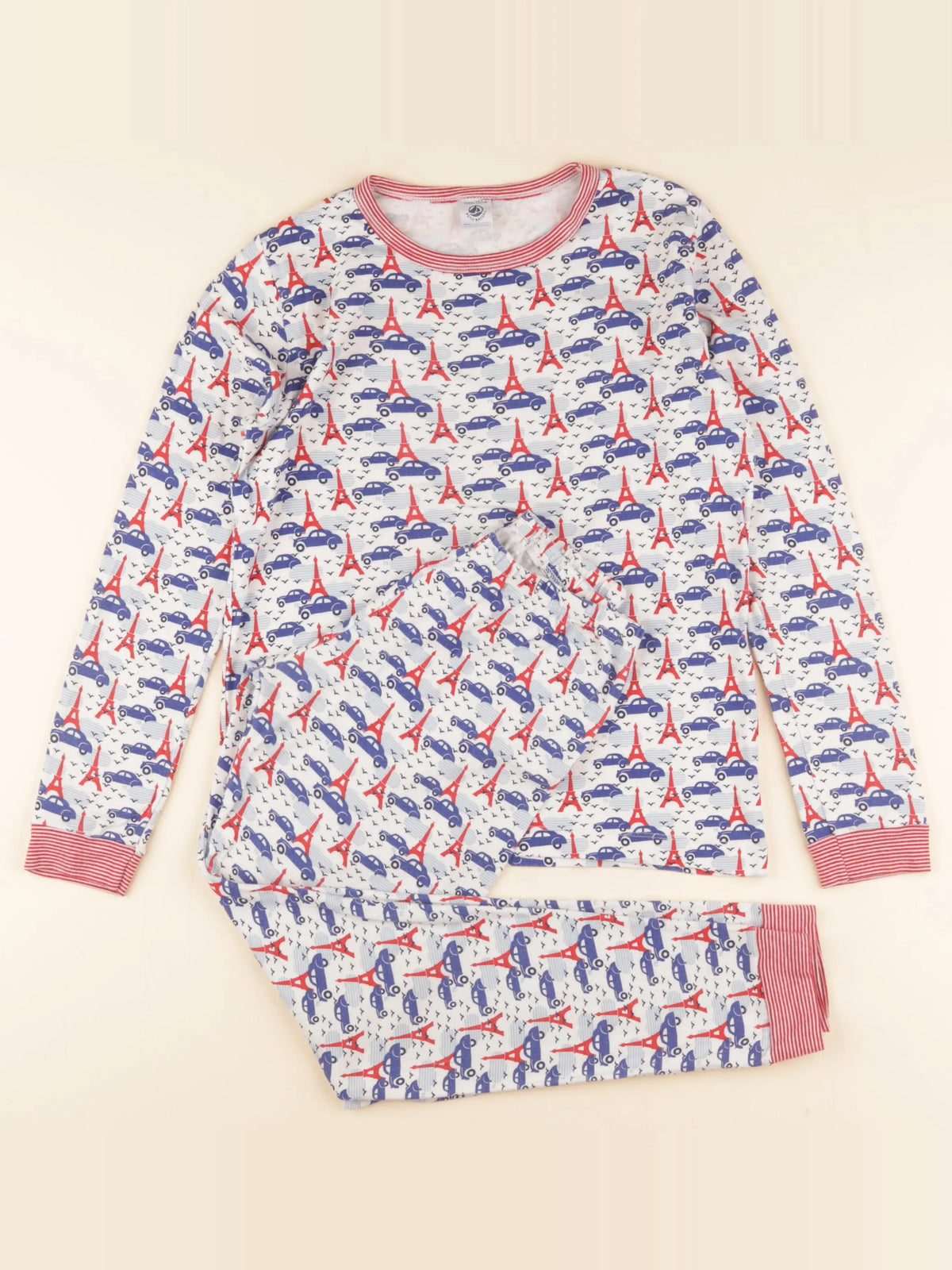 Petit Bateau - pyjama coton multicolore - 12 ans