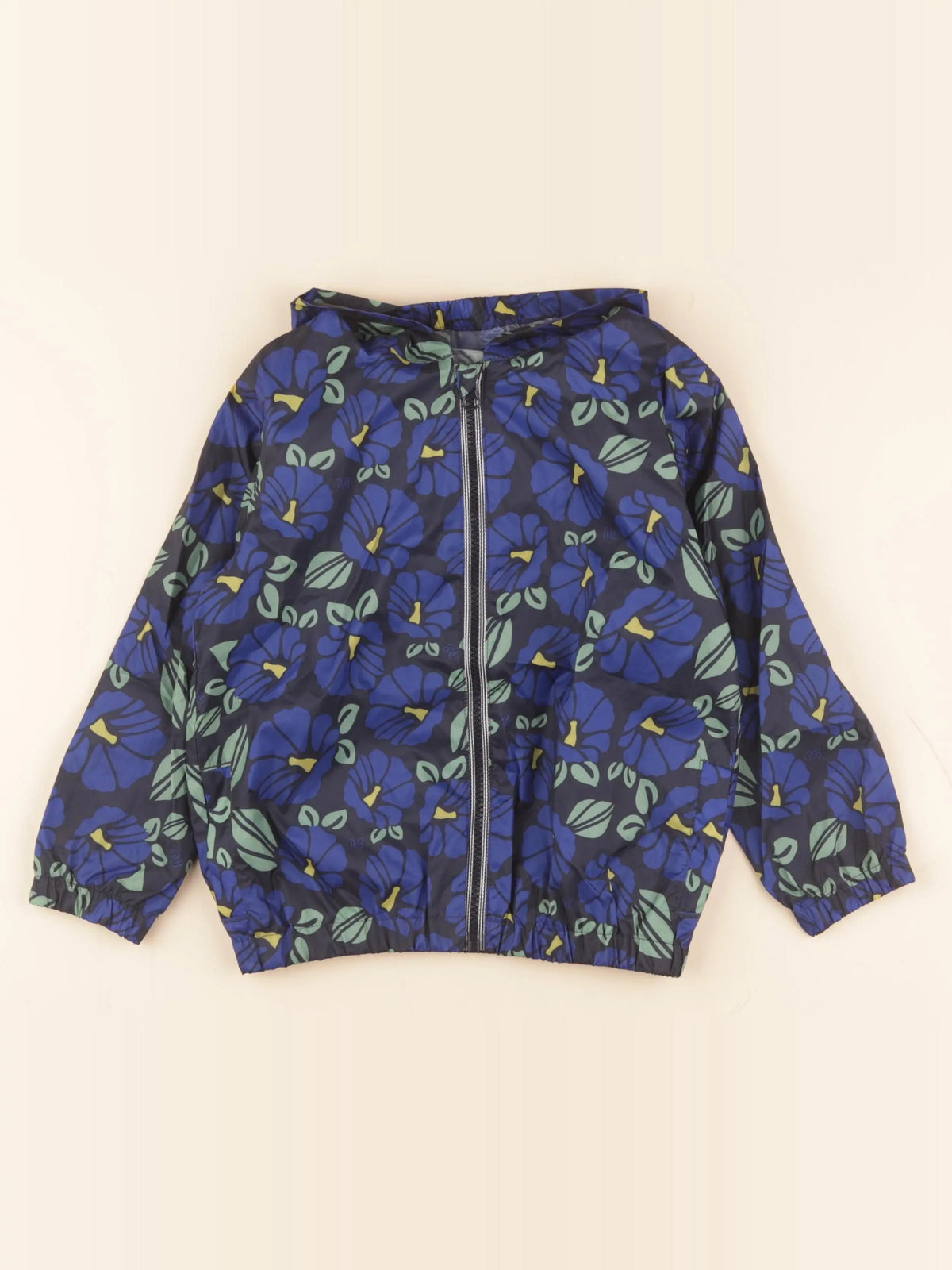 Petit Bateau - coupe-vent bleu - 5 ans