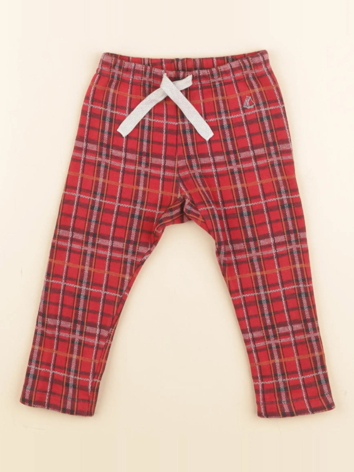 Petit Bateau - jegging rouge - 18 mois