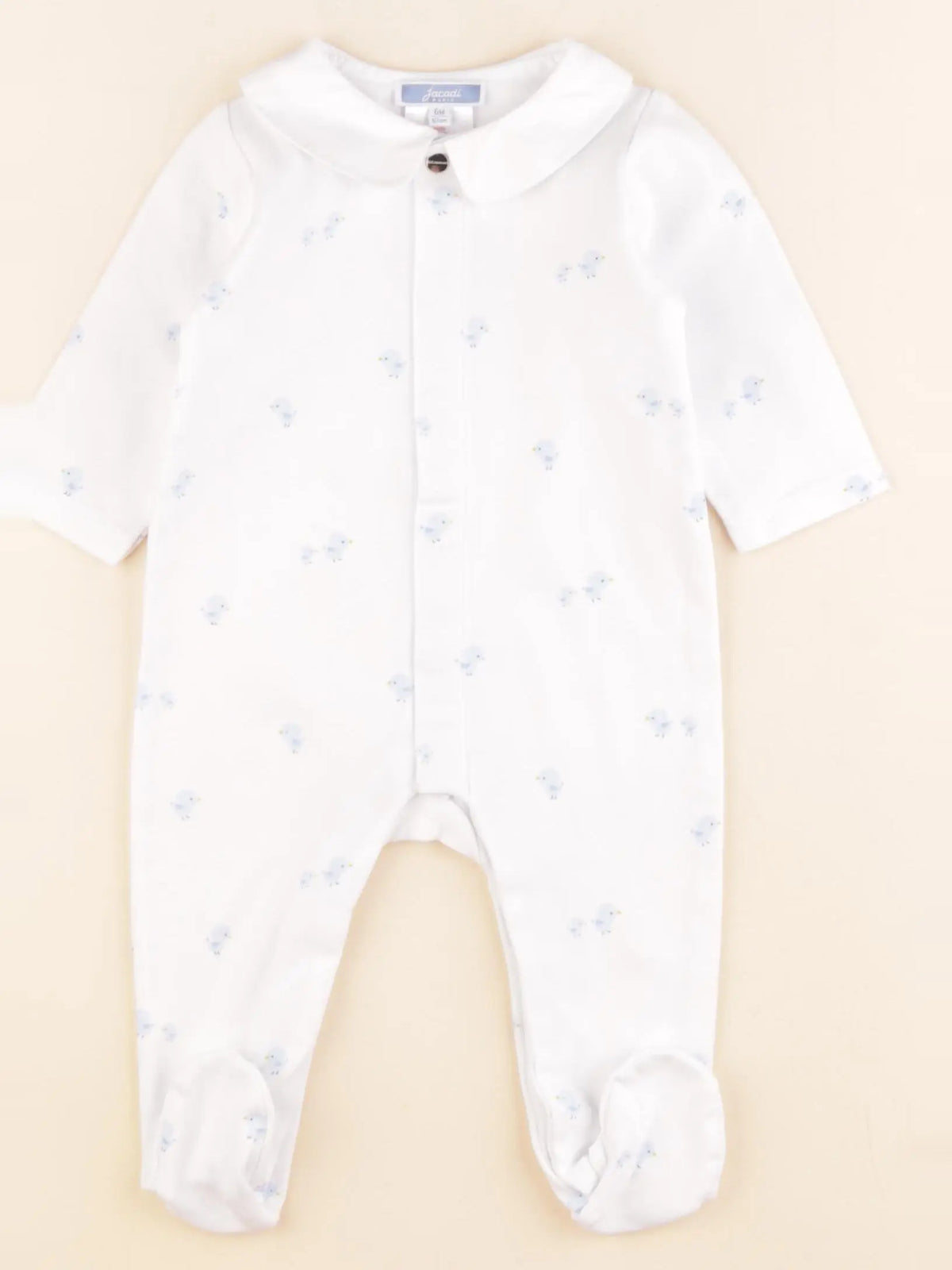Jacadi - pyjama coton blanc - 6 mois