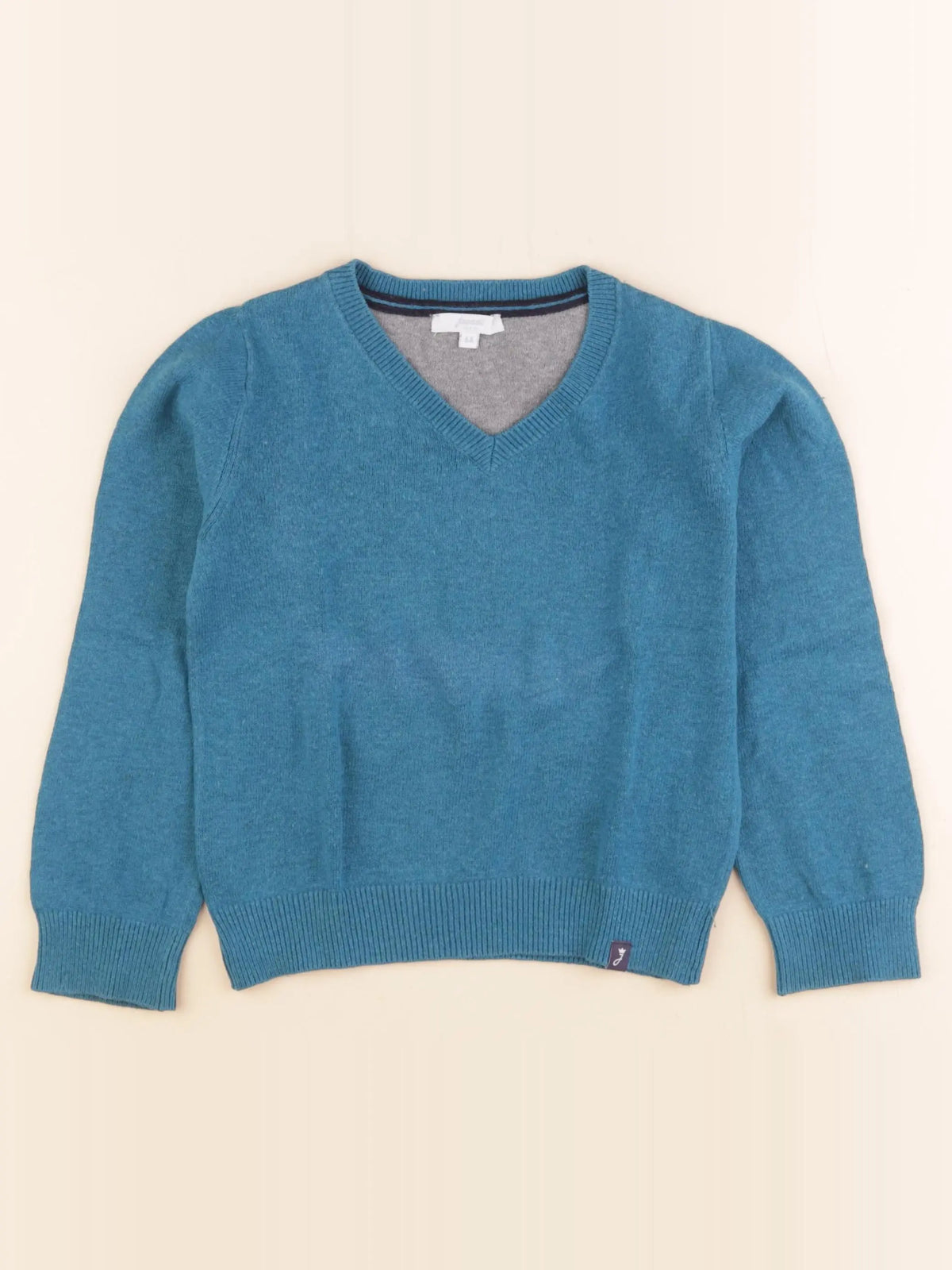Jacadi - pull bleu - 6 ans