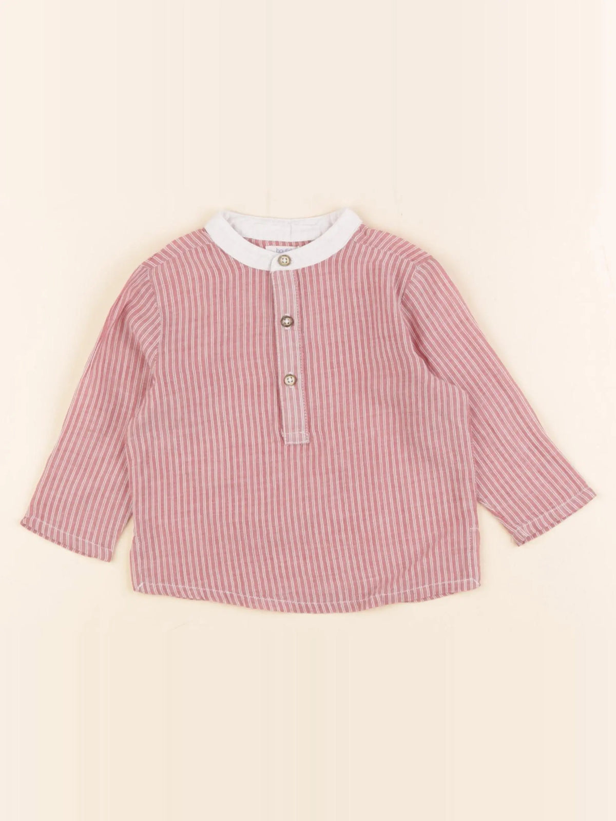 Boutchou - chemise rouge - 9 mois