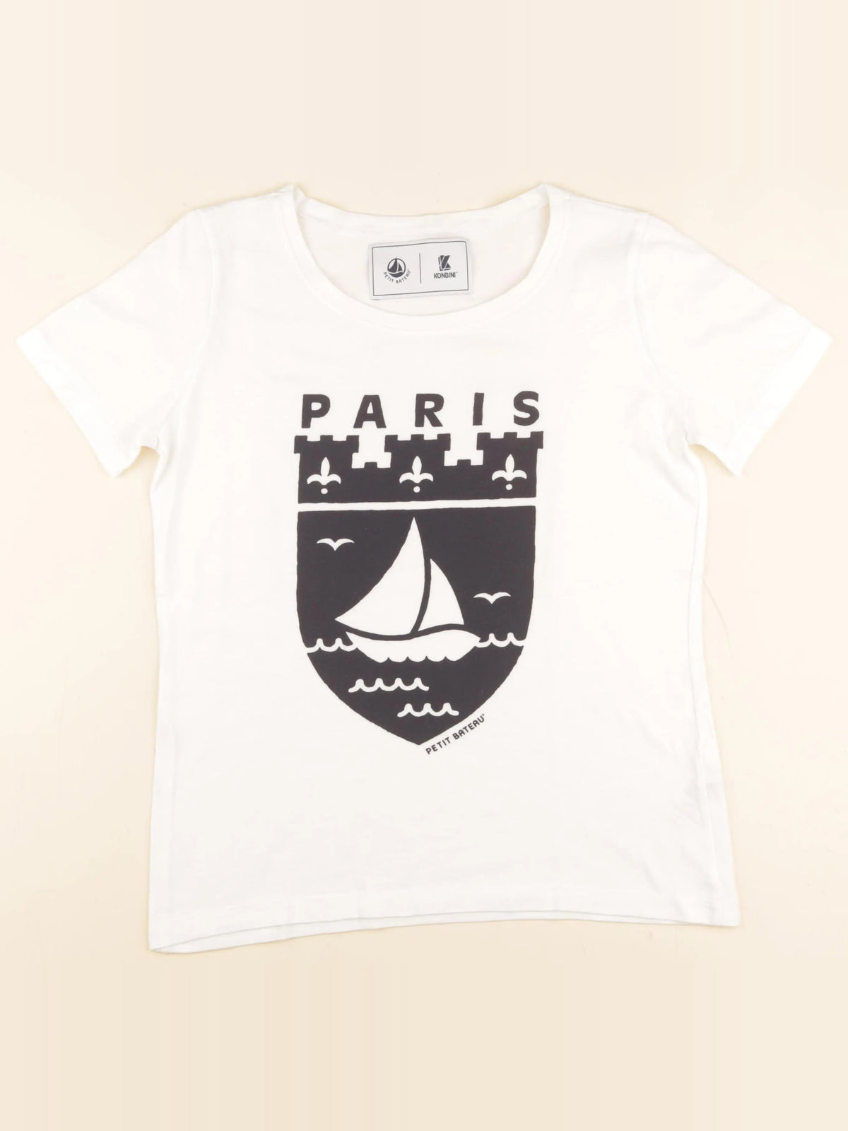 Petit Bateau - tee-shirt blanc - 16 ans