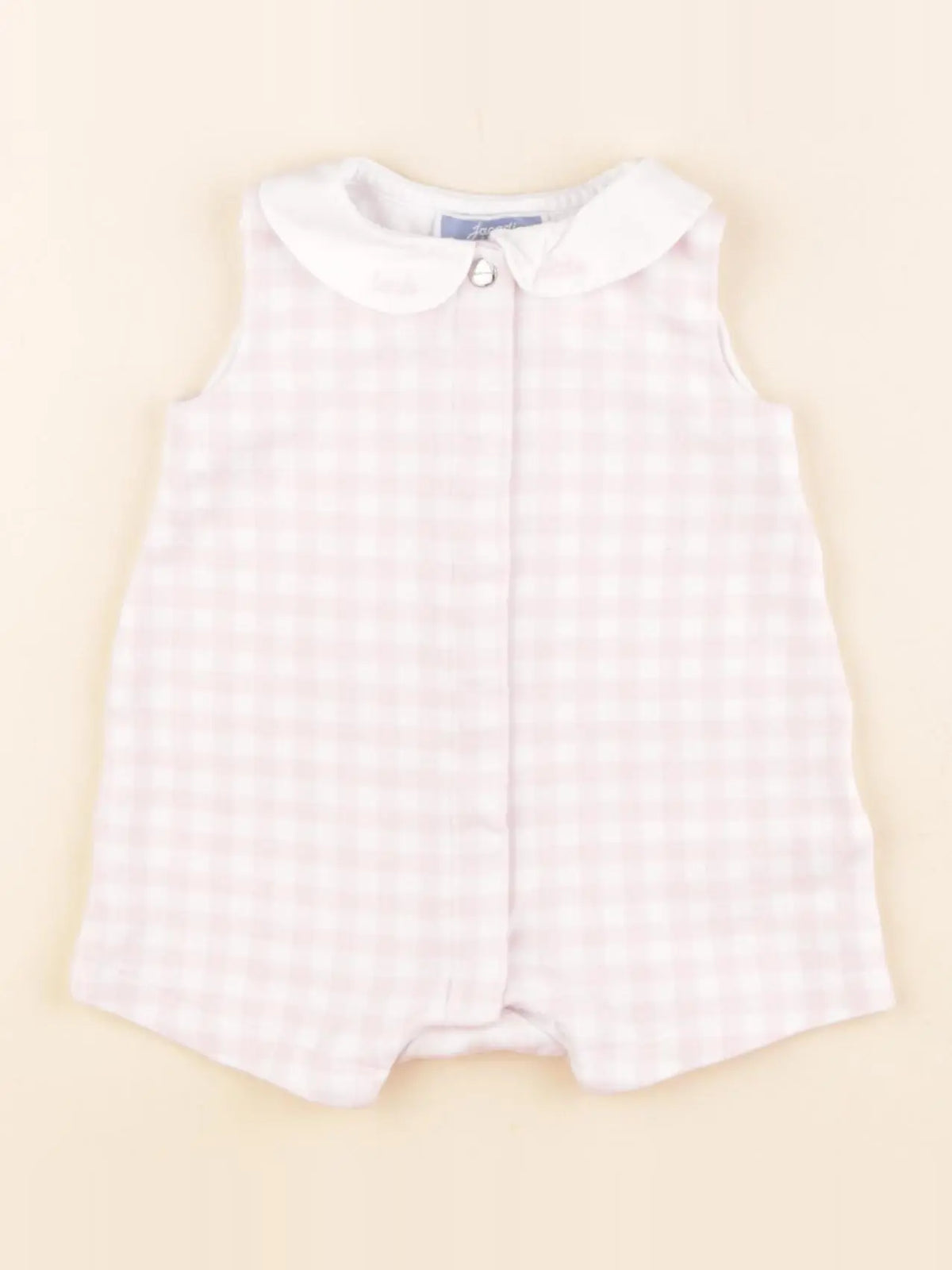 Jacadi - combinaison blanc, rose - 3 mois