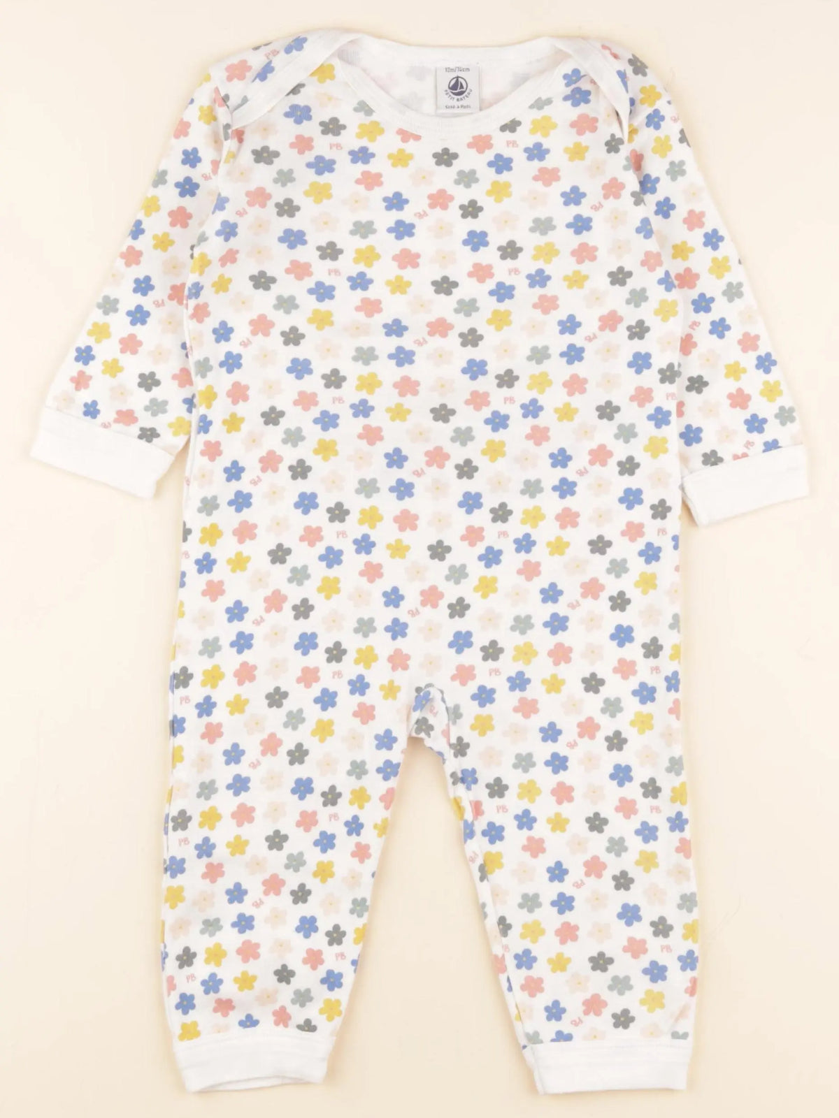 Petit Bateau - pyjama coton multicolore - 12 mois