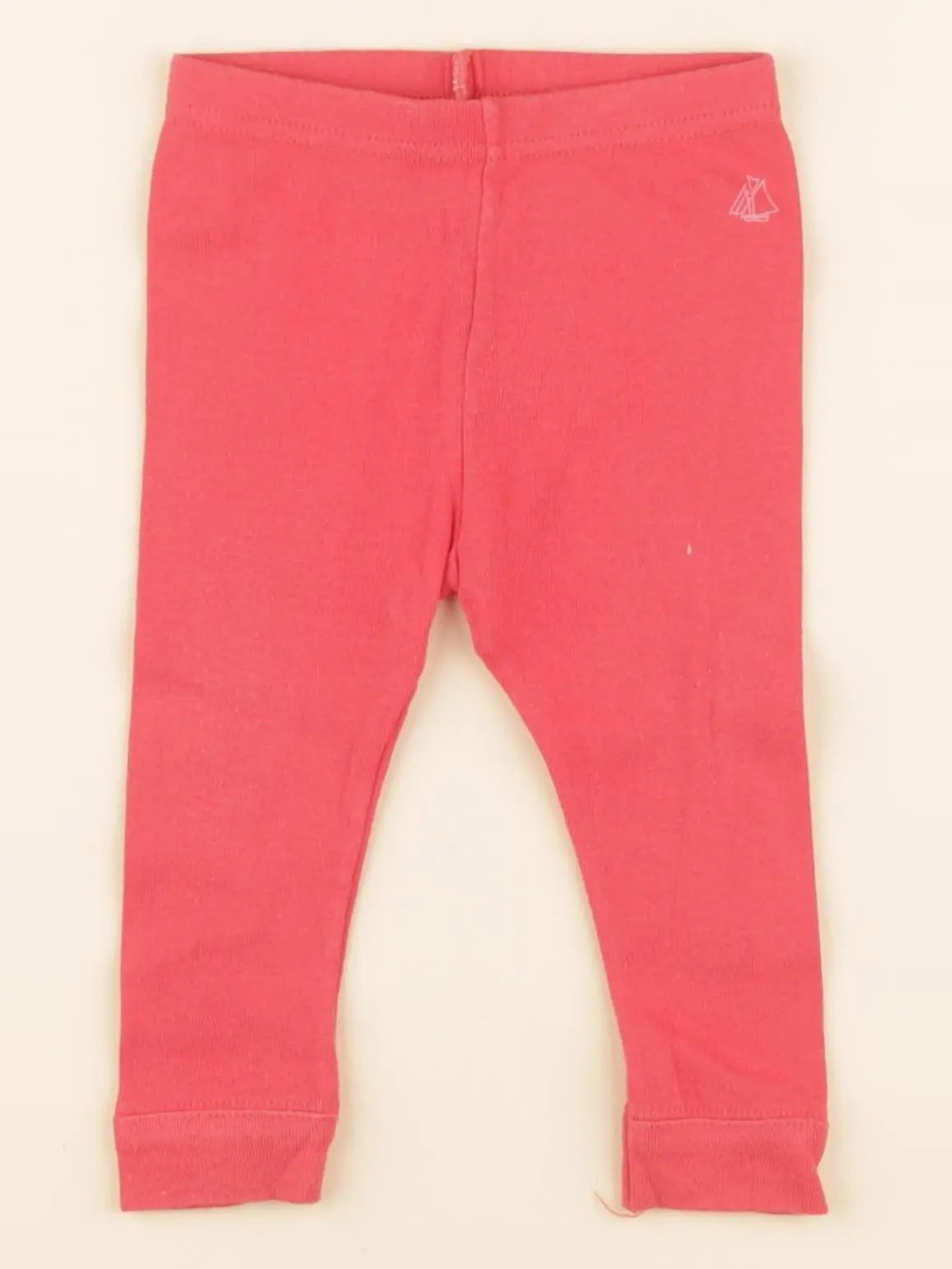 Petit Bateau - legging orange - 6 mois