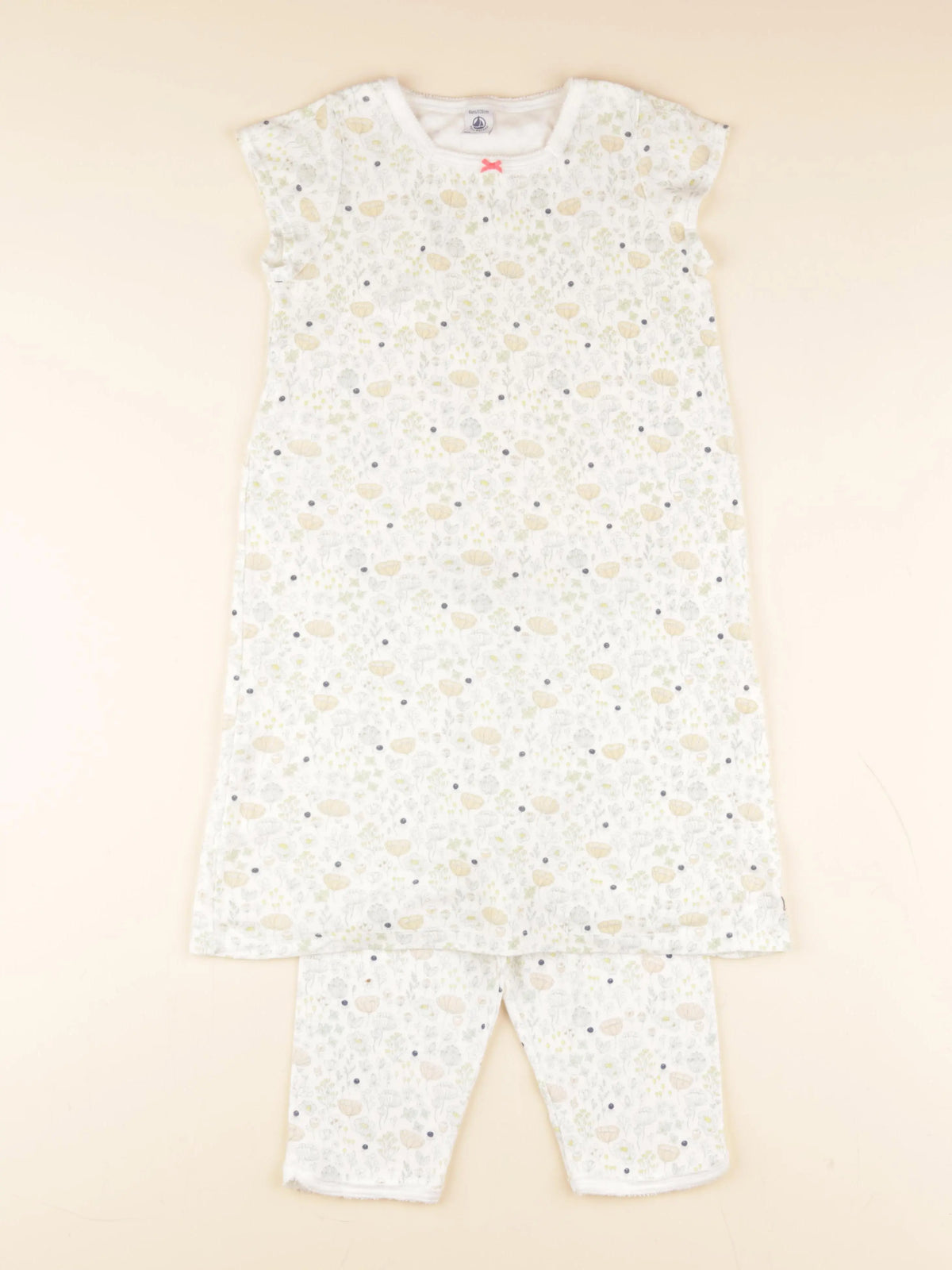Petit Bateau - pyjama coton multicolore - 8 ans