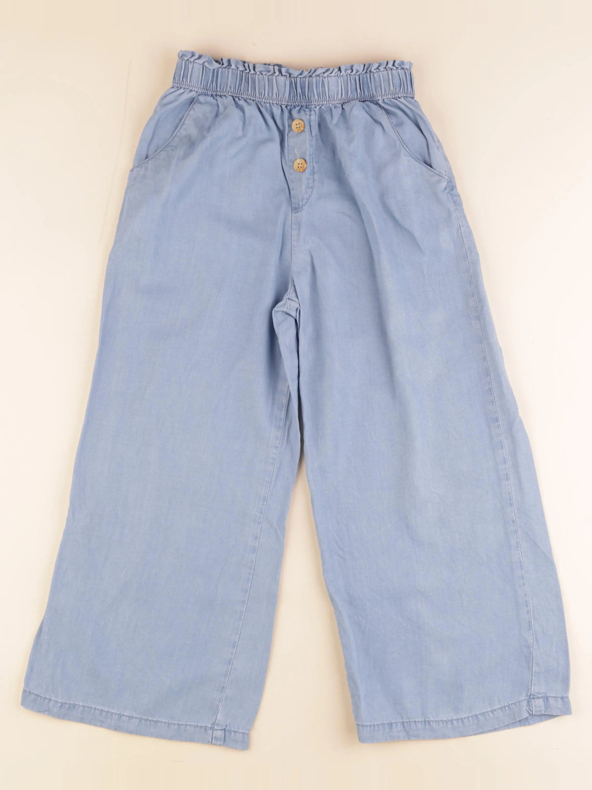 Mango - pantalon bleu - 7/8 ans