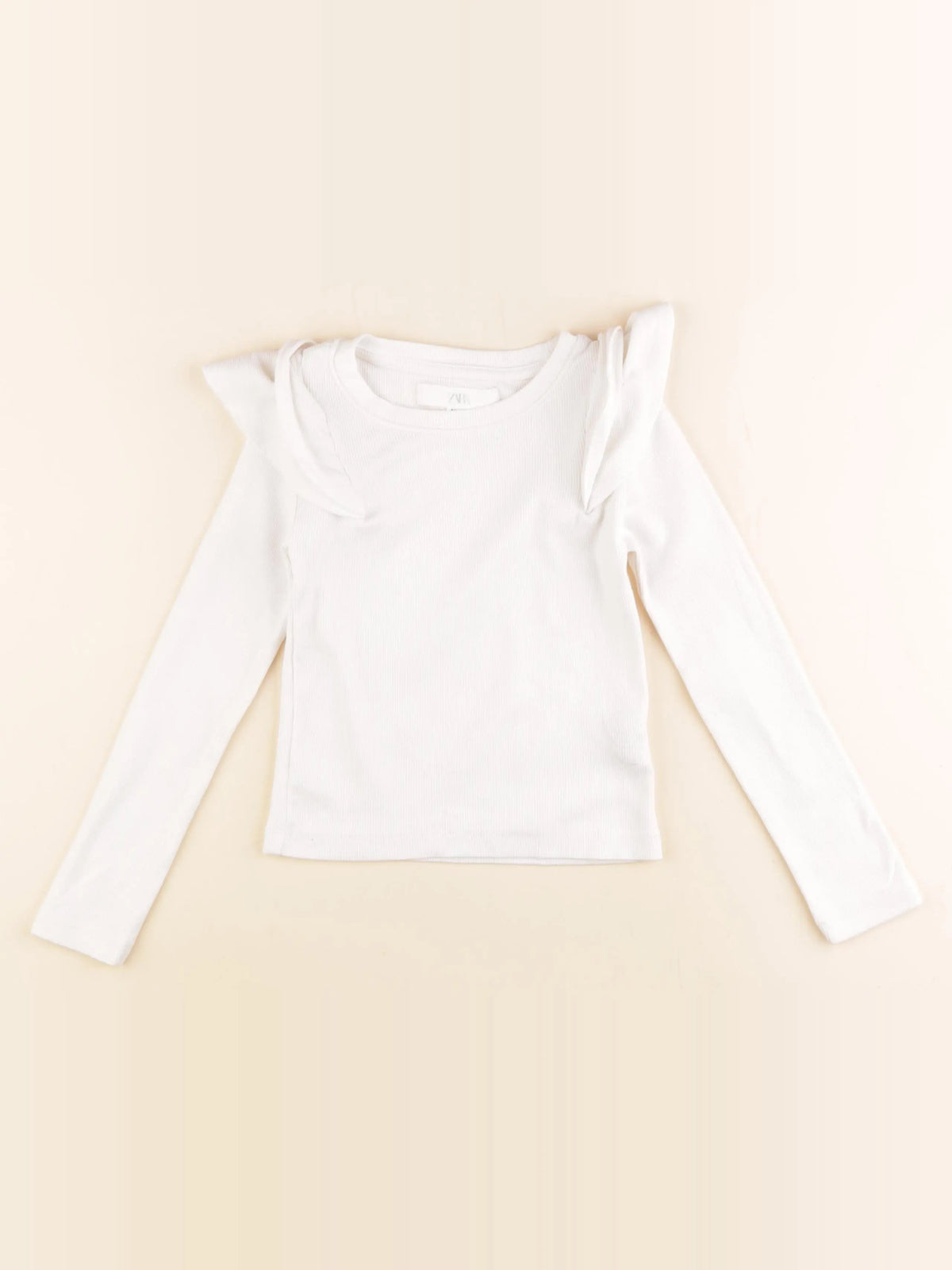 Zara - tee-shirt blanc - 6/7 ans