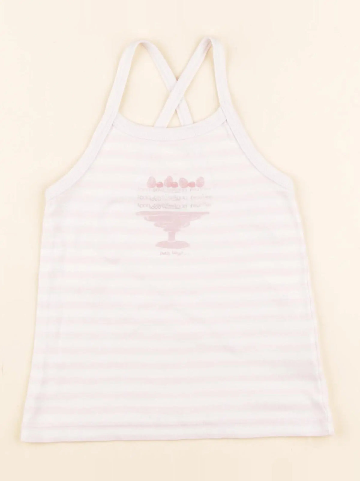 Petit Bateau - maillot de corps rose - 5 ans