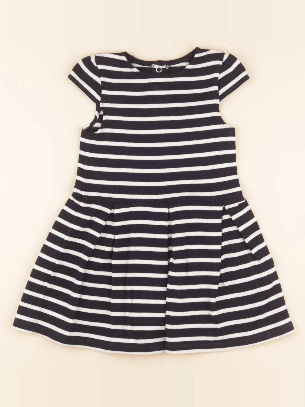 Petit Bateau - robe bleu - 5 ans