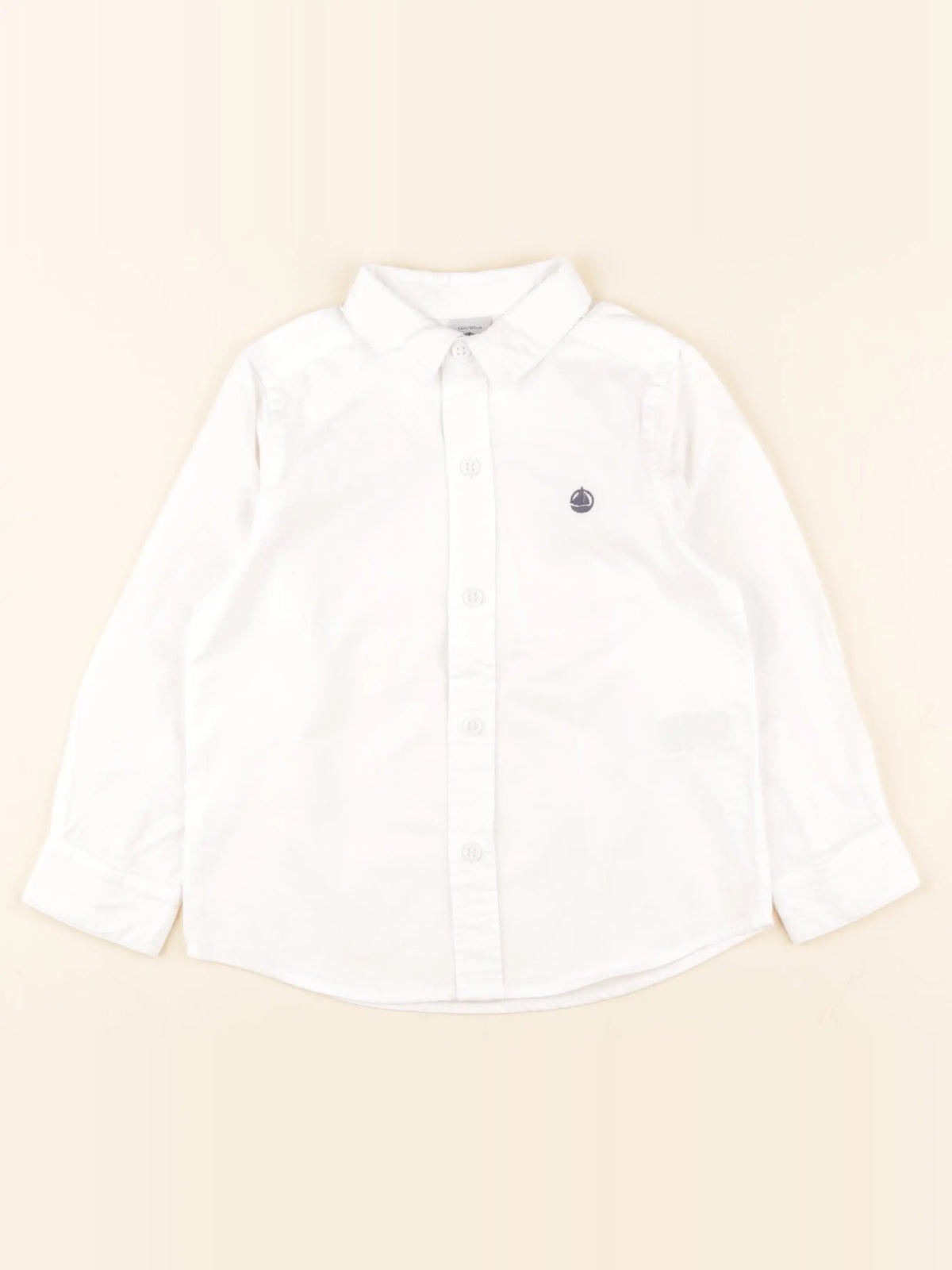 Petit Bateau - chemise blanc - 4 ans