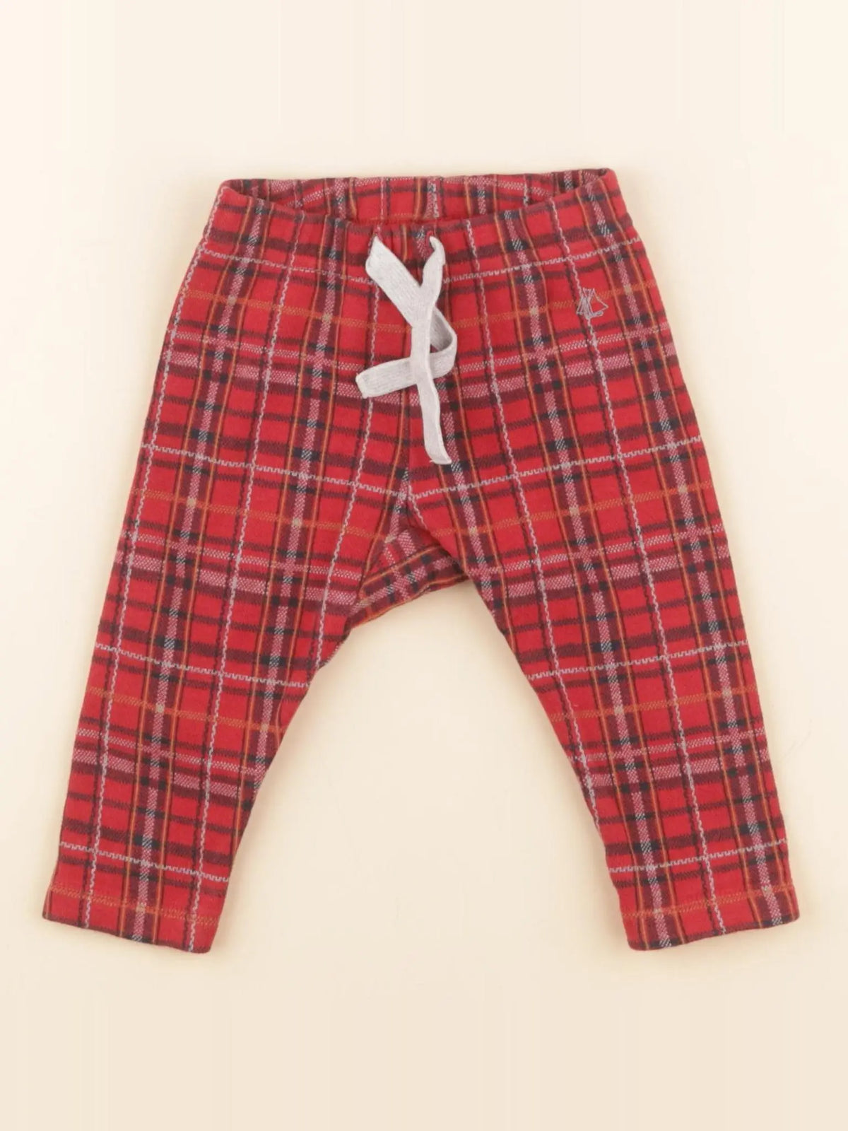 Petit Bateau - jogging rouge - 6 mois