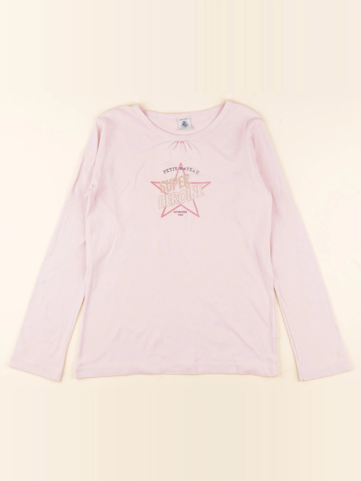 Petit Bateau - maillot de corps rose - 10 ans