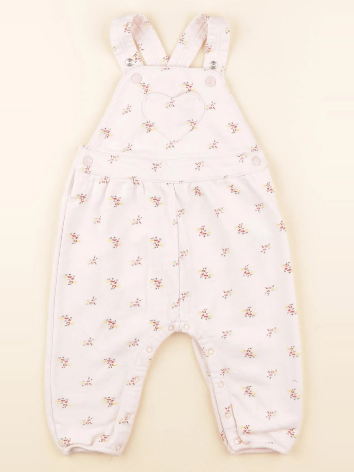 Petit Bateau - combinaison rose - 12 mois