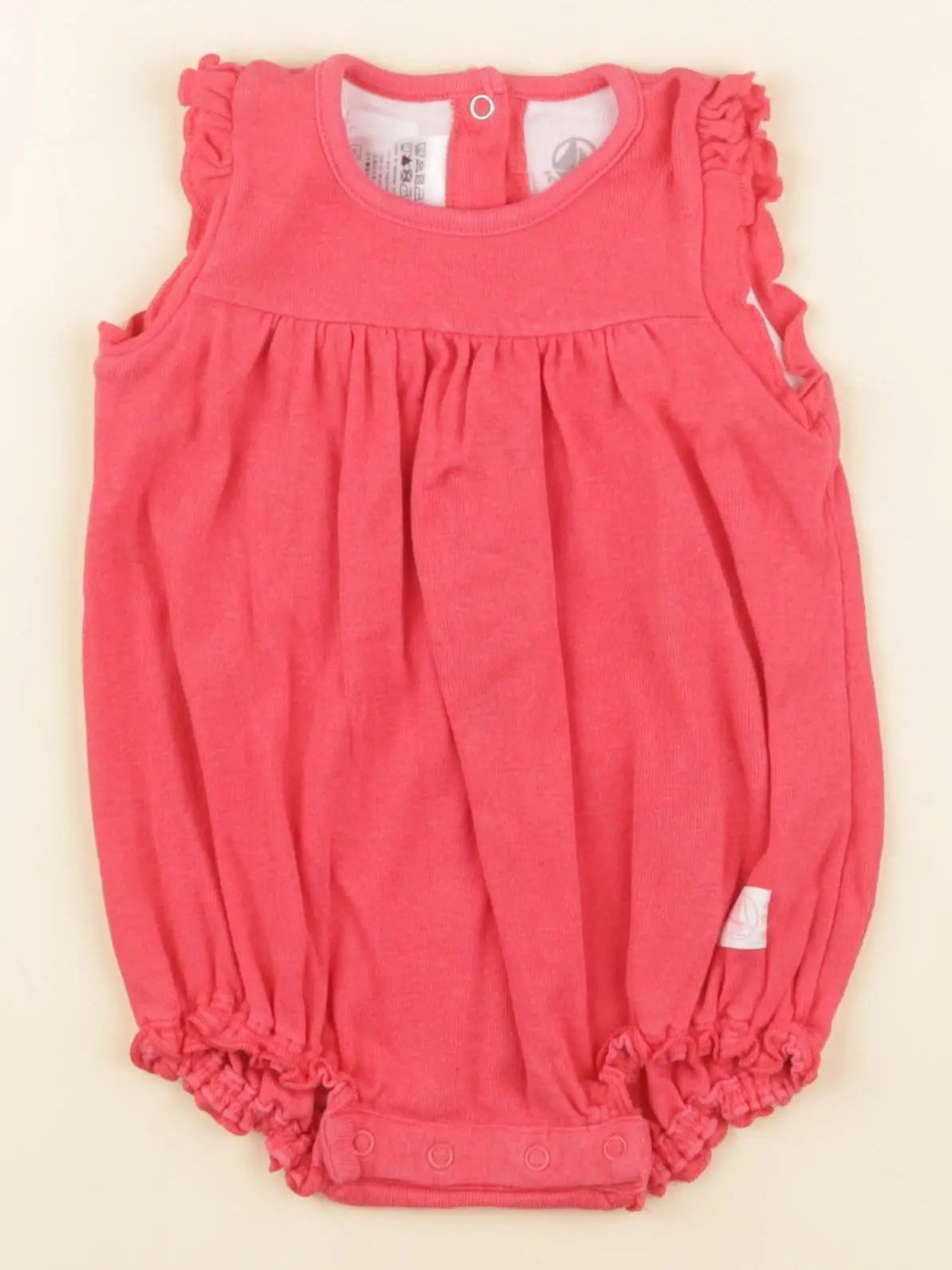 Petit Bateau - combinaison rose - 3 mois