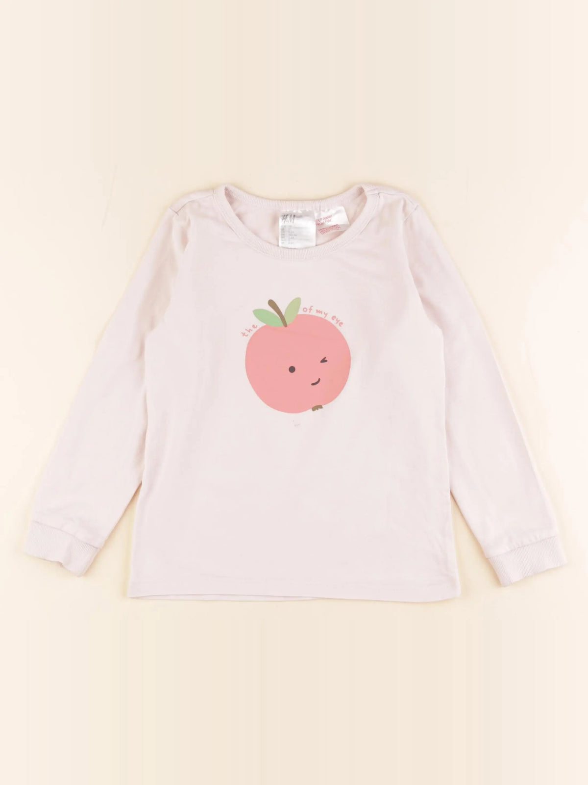 H&M - tee-shirt rose - 2/3 ans