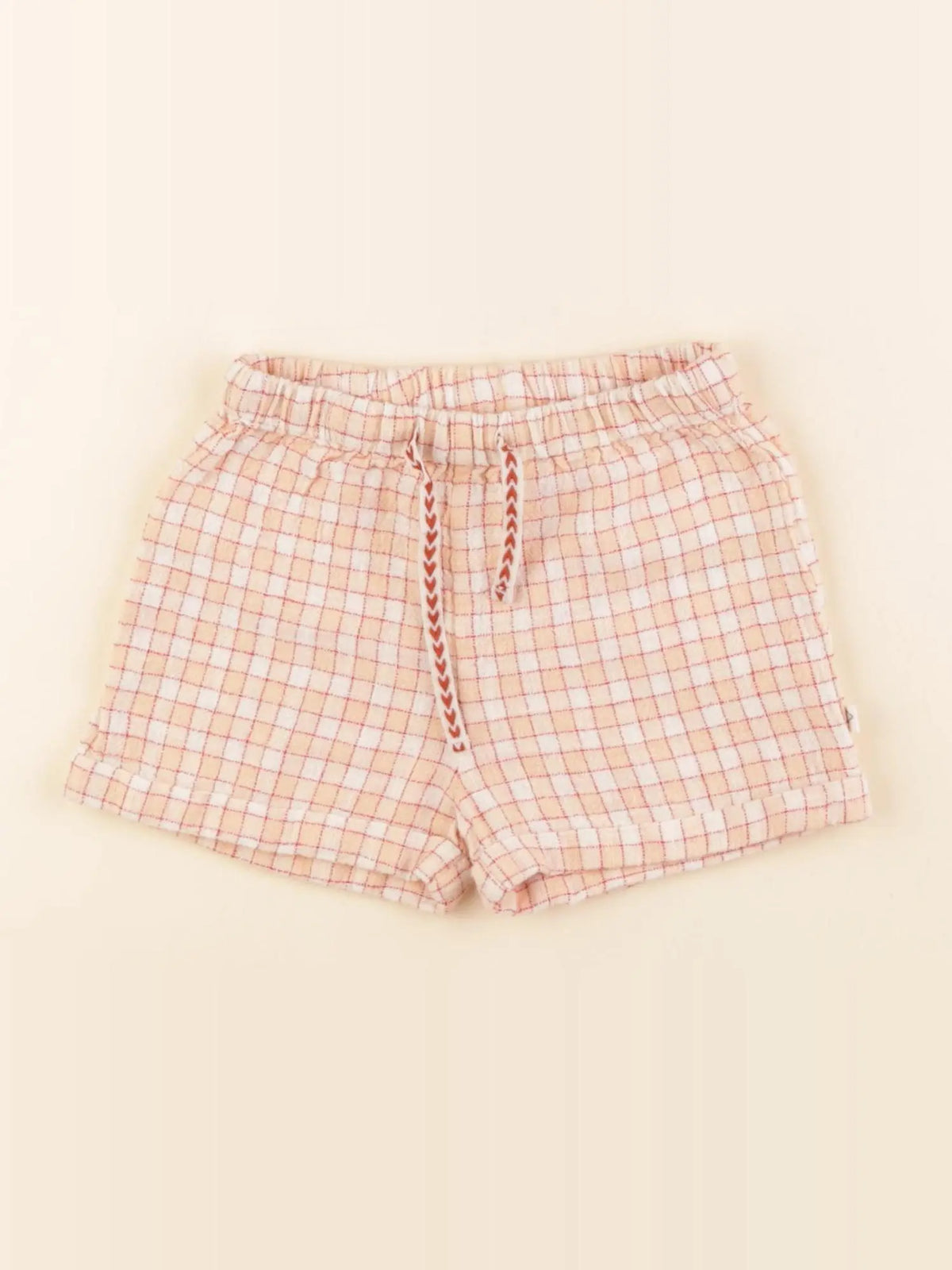Arsène et les pipelettes - short orange - 24 mois