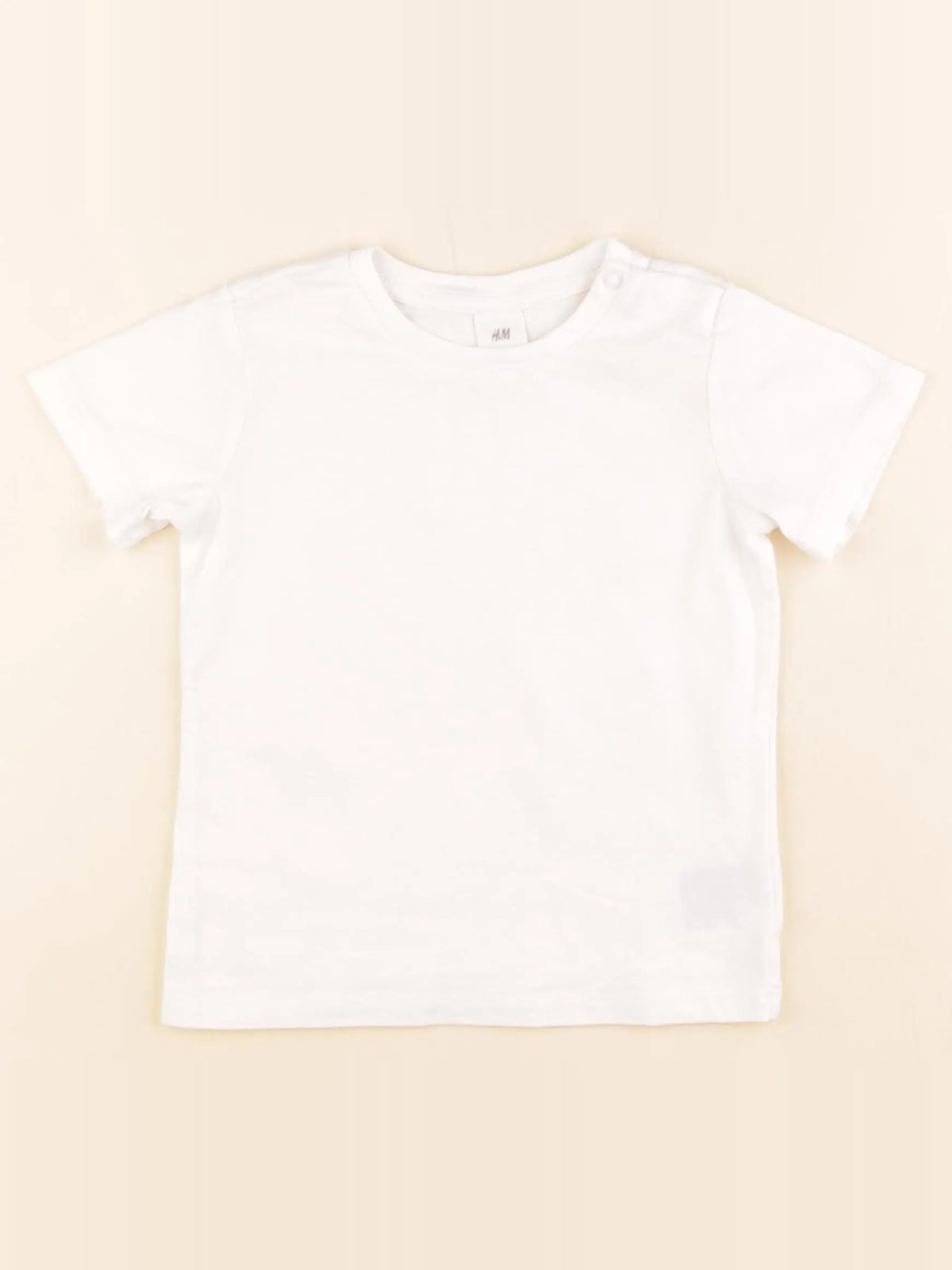 H&M - tee-shirt blanc - 12/18 mois