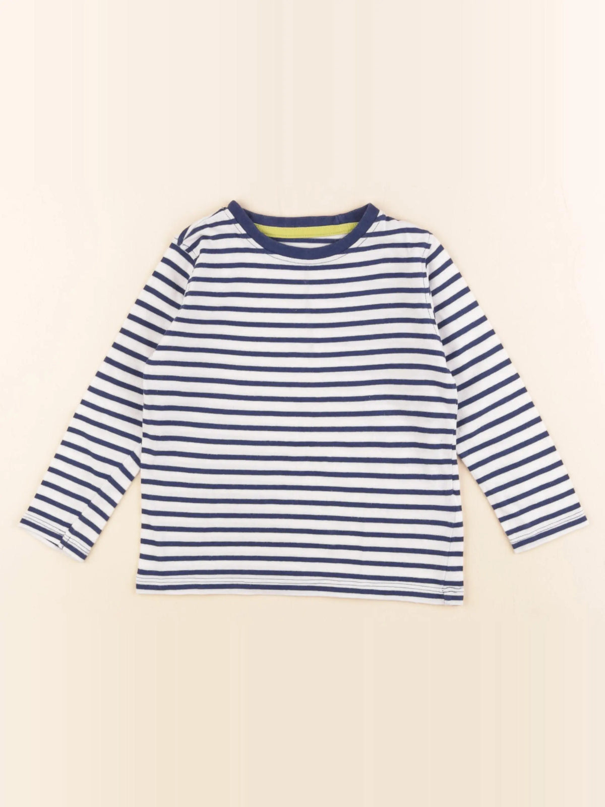Vertbaudet - tee-shirt bleu, blanc - 3 ans
