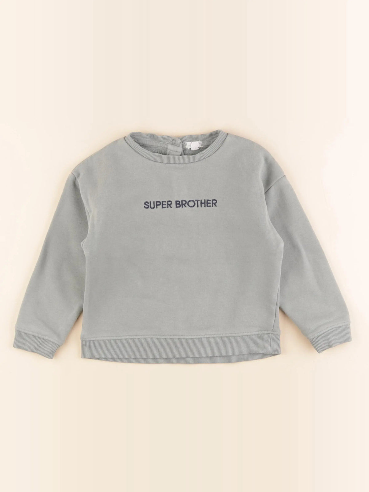 Vertbaudet - sweat vert - 36 mois