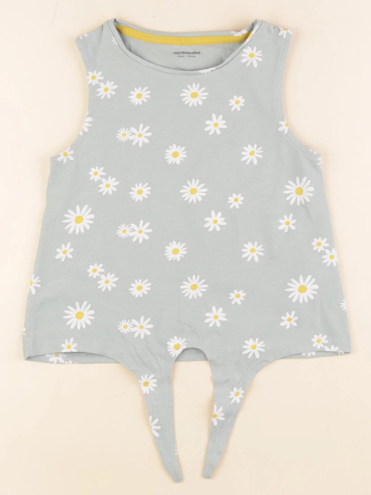 Vertbaudet - tee-shirt vert - 6 ans