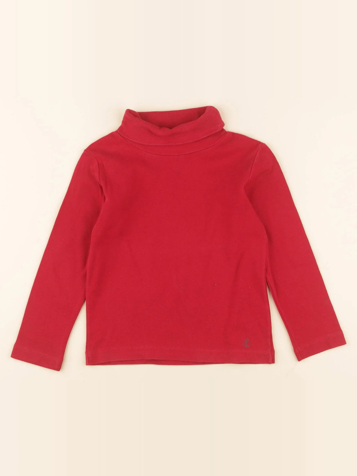Petit Bateau - sous-pull rouge - 4 ans