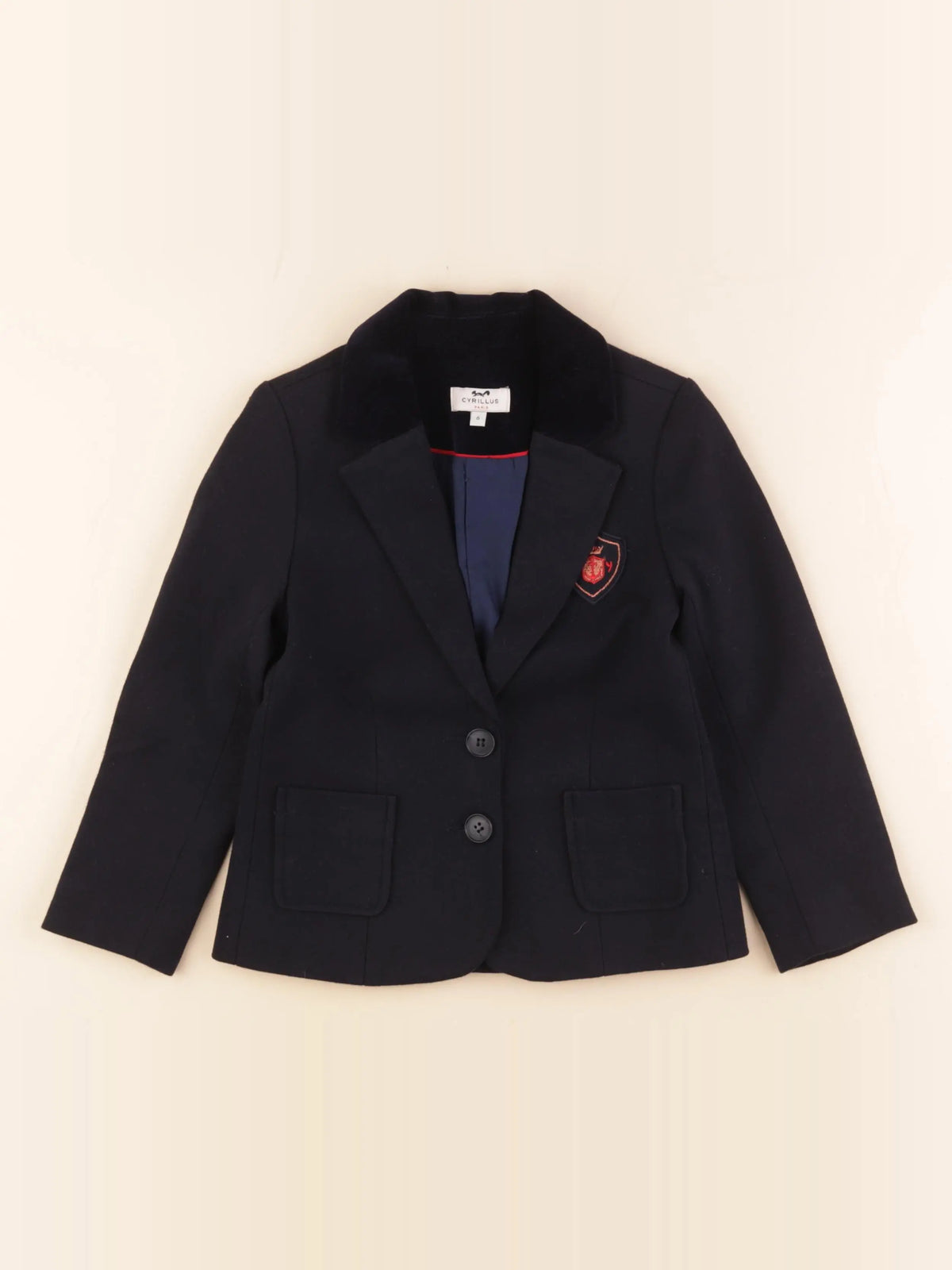 Cyrillus - veste bleu - 4 ans