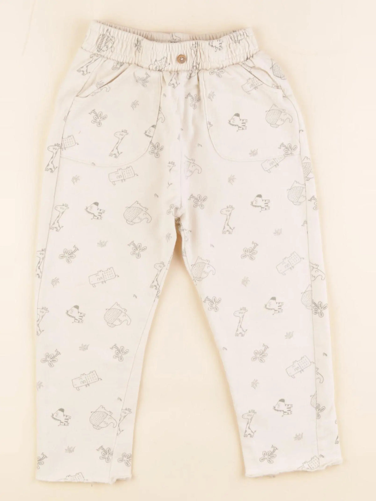 Vertbaudet - jogging beige - 24 mois