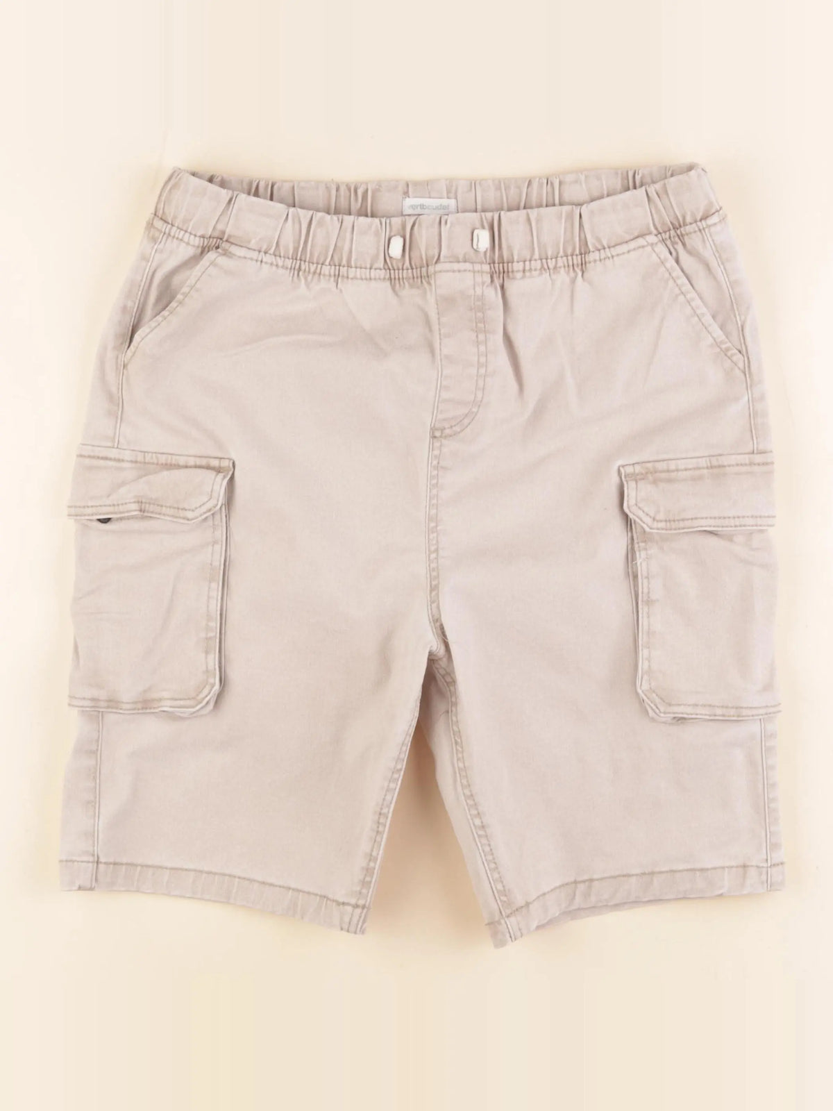 Vertbaudet - short beige - 14 ans