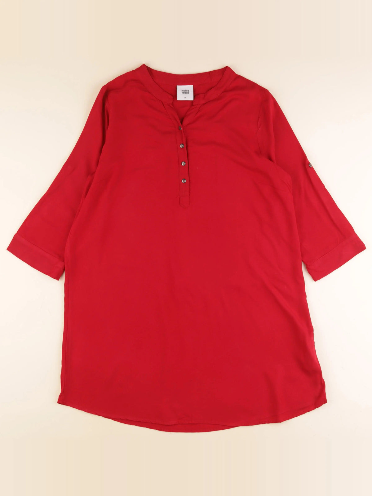 Mamalicious - robe grossesse rouge - m