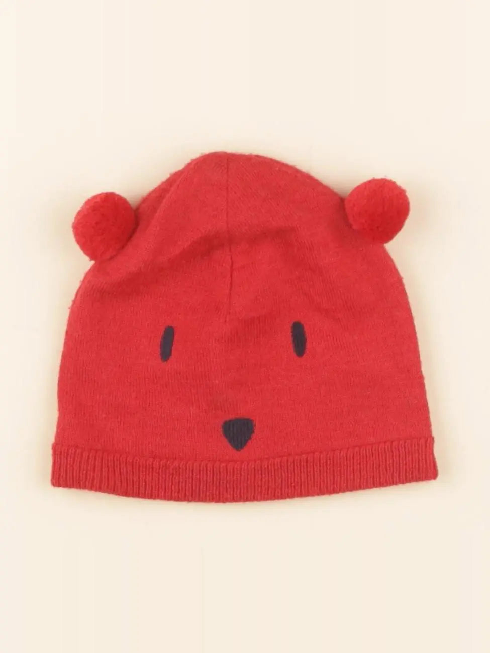 Petit Bateau - bonnet rouge - 12/24 mois