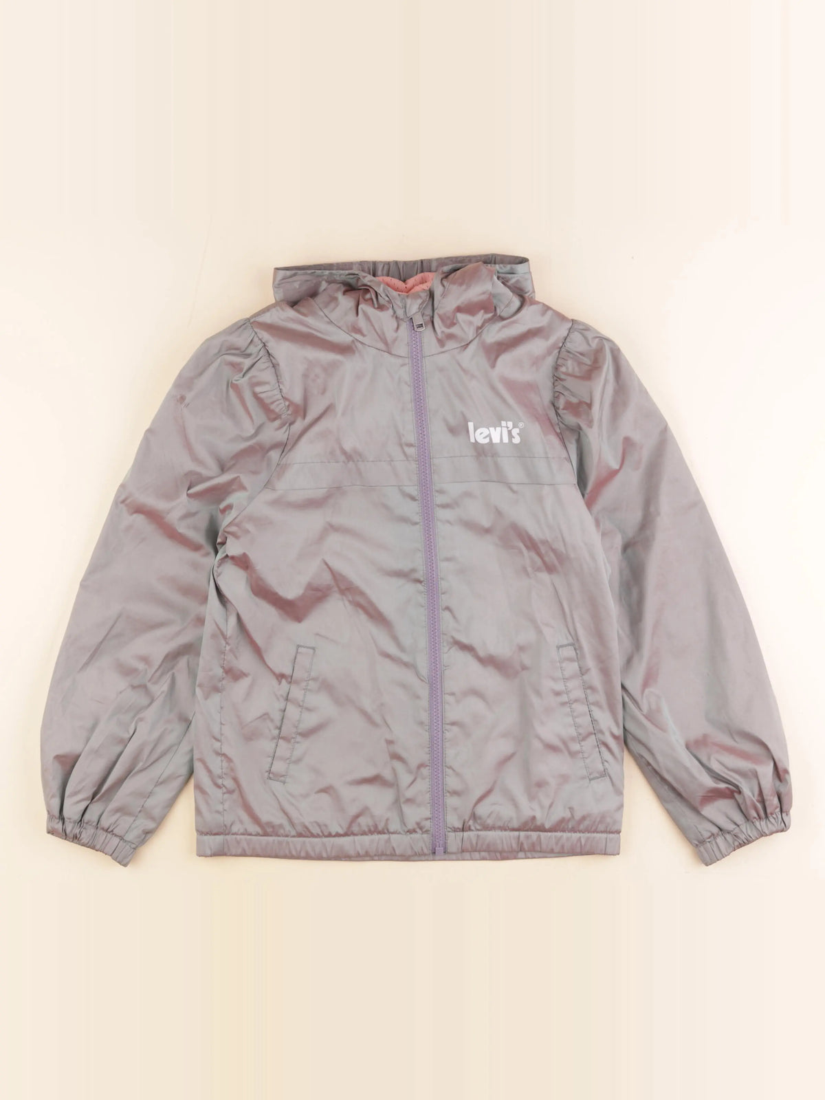 Levi's - coupe-vent vert, rose - 10 ans