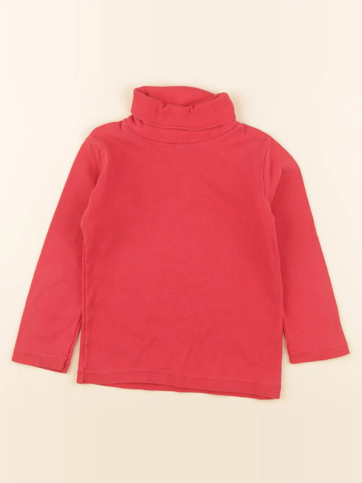Petit Bateau - sous-pull rouge - 4 ans