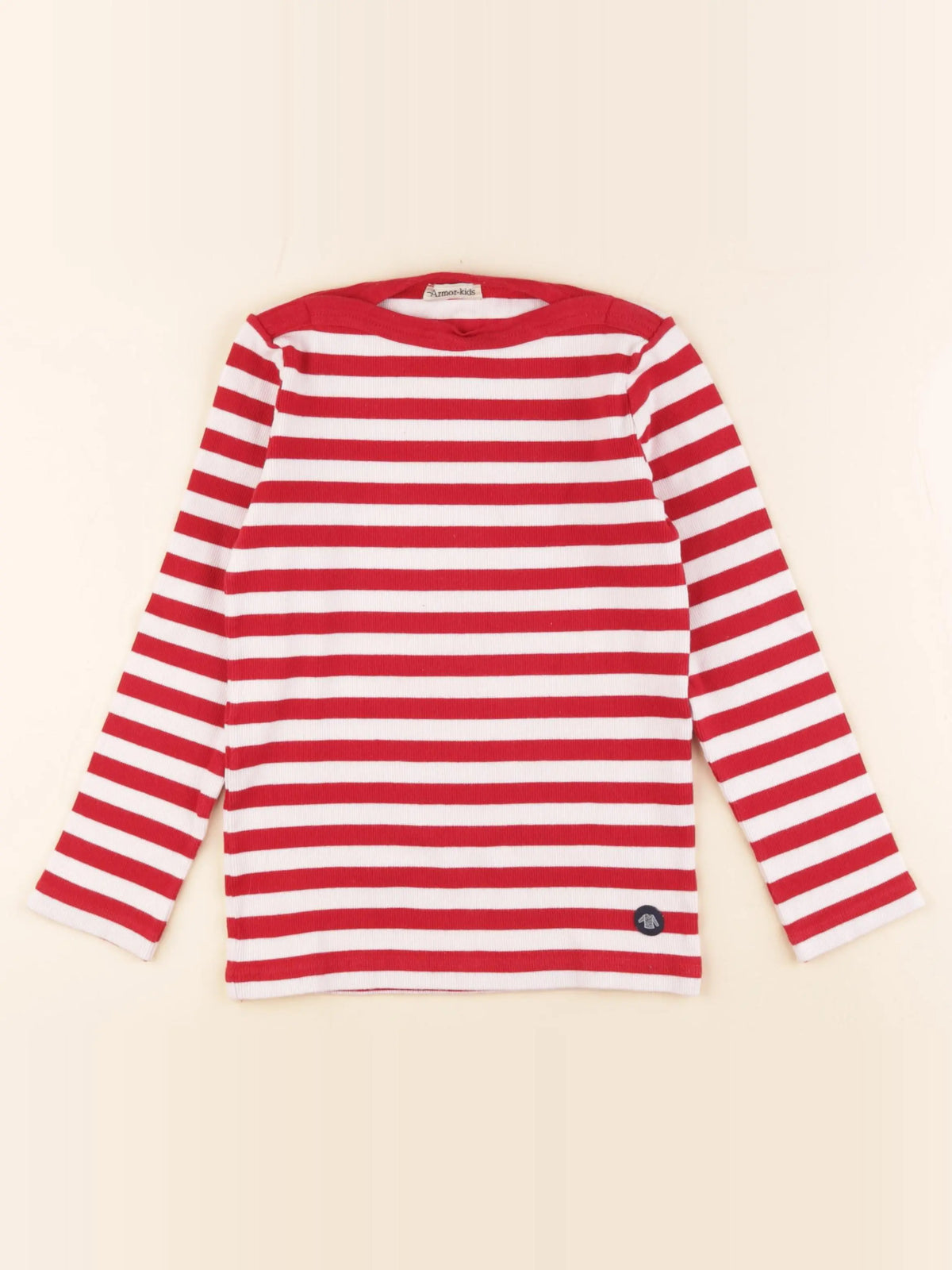 Armor Lux - tee-shirt rouge - 6 ans
