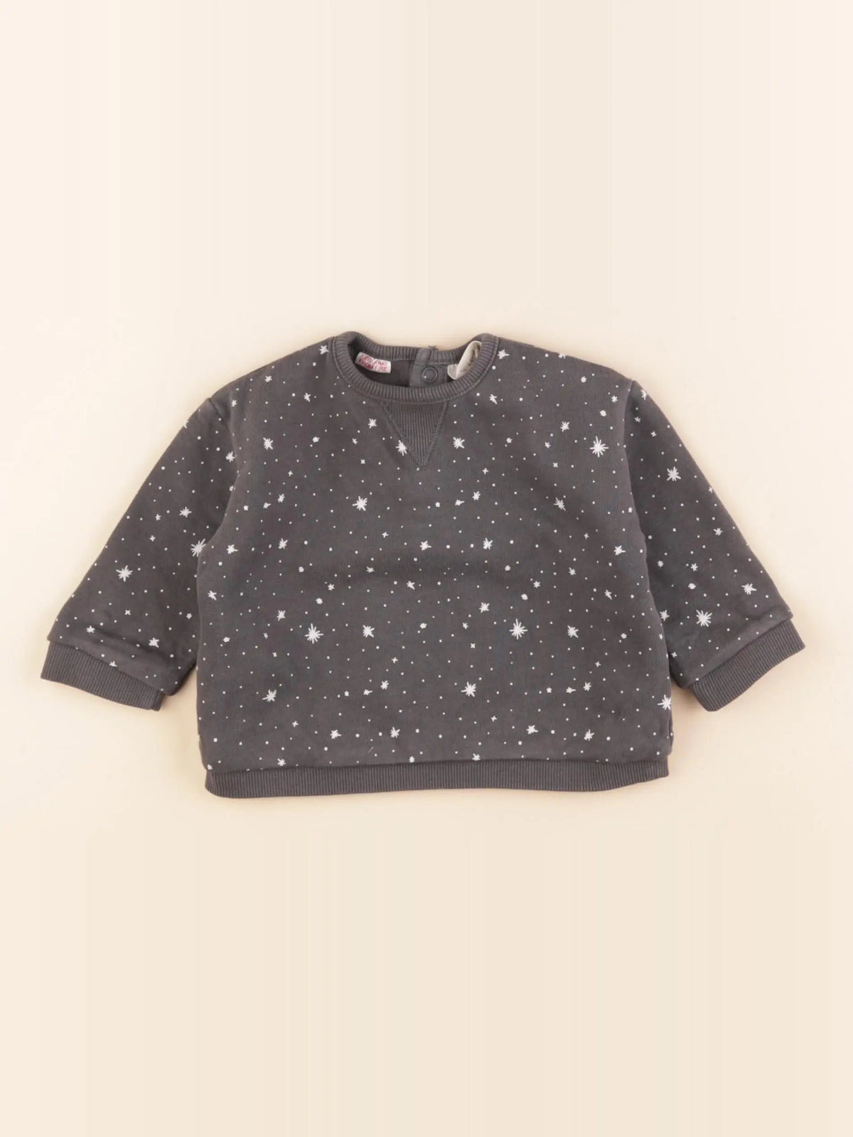 Mango - sweat gris - 3/6 mois
